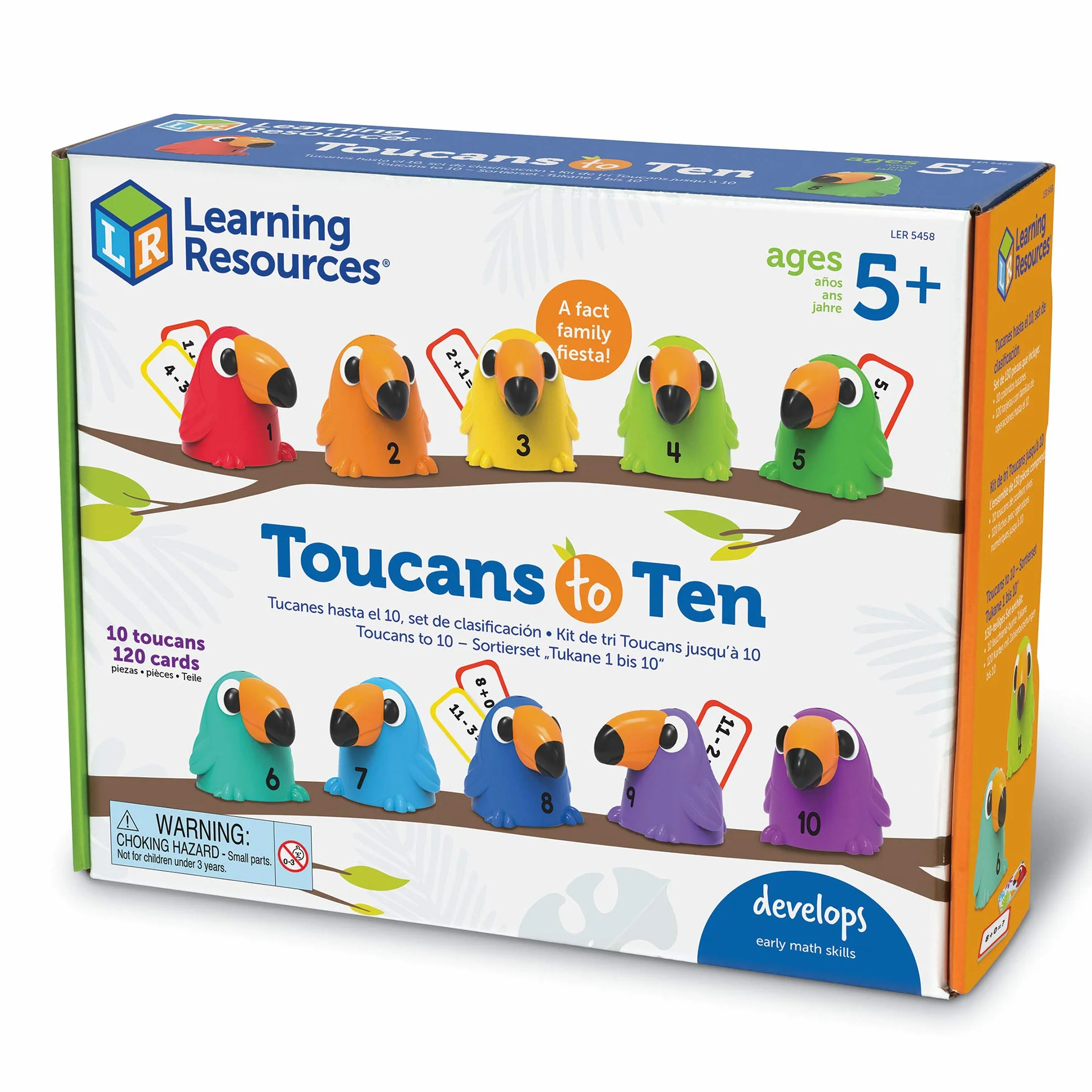 Learning Resources Tukany do 10 Klasyfikacja Zestaw