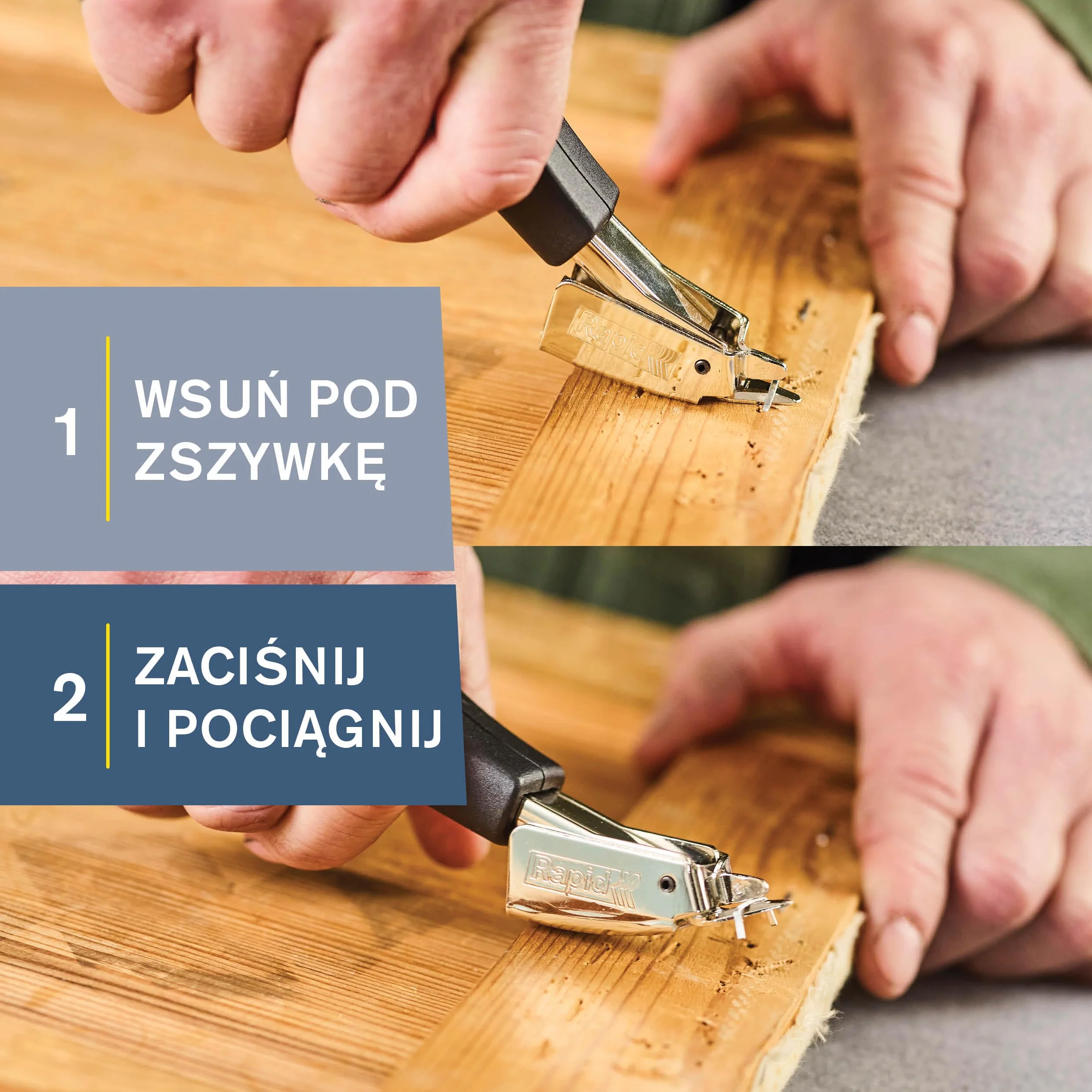 Rapid R3 – Profesjonalny rozszywacz stalowy Heavy Duty z ergonomicznym uchwytem – Do prac tapicerskich, dla profesjonalistów i hobbystów DIY (5001701)