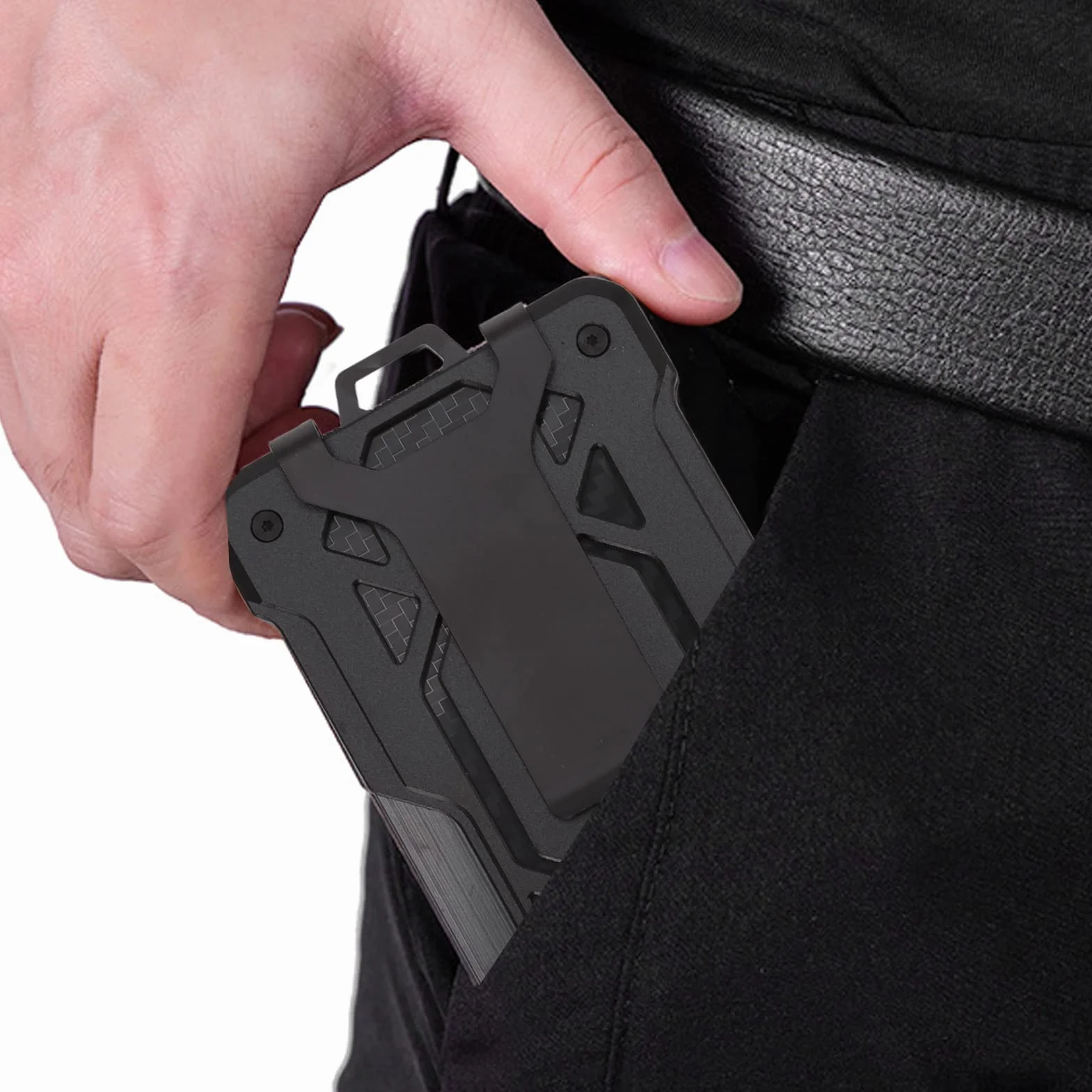 3 Etui na wizytówkę, Etui na wizytówkę ze Stopu Aluminium, Etui na wizytówkę, Etui na Identyfikator o Dużej Wytrzymałości na przywieszkę roboczą, Przywieszka do Zawieszania