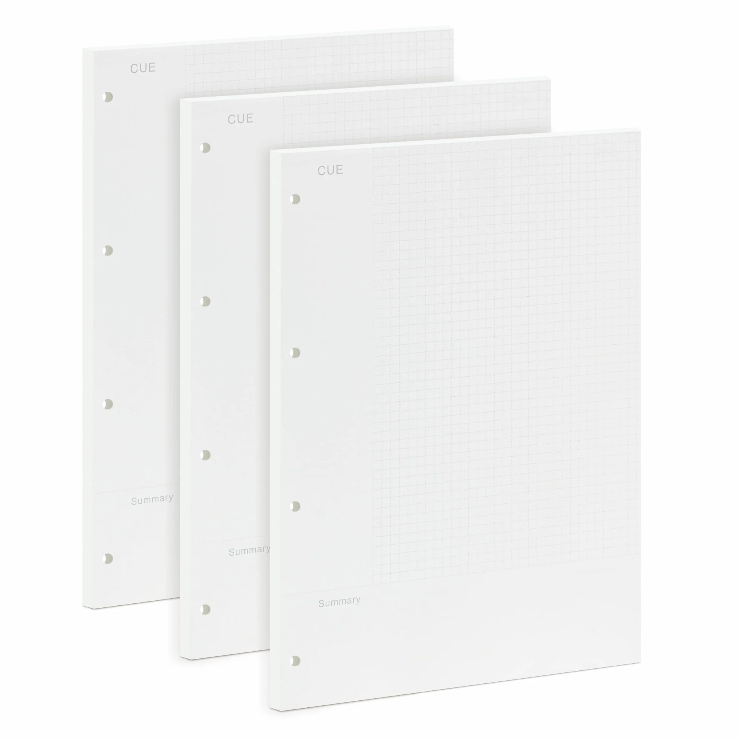 Cornell papier uzupełniający format A4, 135 arkuszy segregatora 29 x 21 cm, 100 g/m² z 4 otworami, idealny do nauki i metod nauki