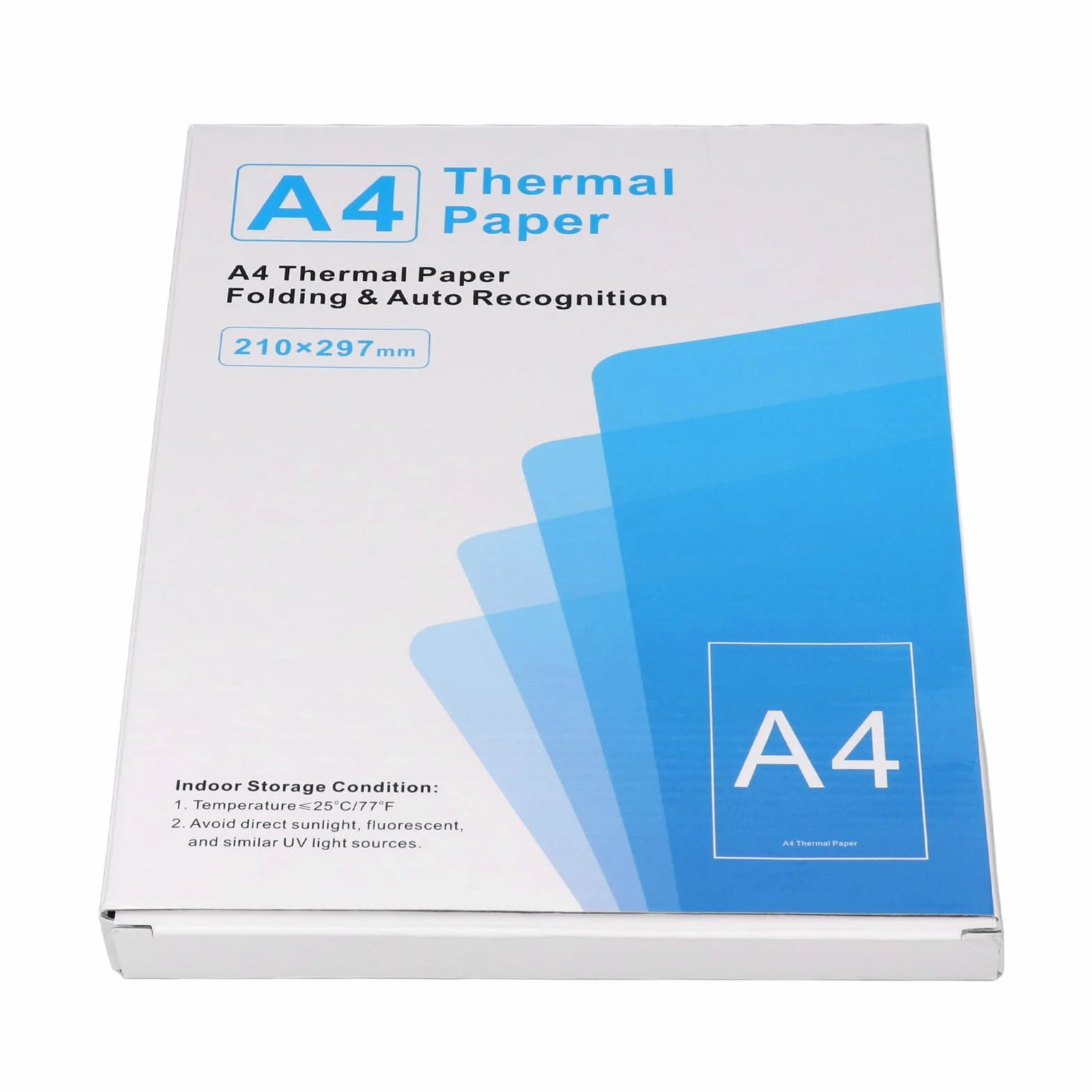 Dioche Papier Do Druku Termicznego A4 100 Arkuszy Wysokiej Jakości Szybkoschnący Papier Do Drukarek Atramentowych Drukarek Przenośnych Użytku Domowego i Biurowego 210 X 297 Mm