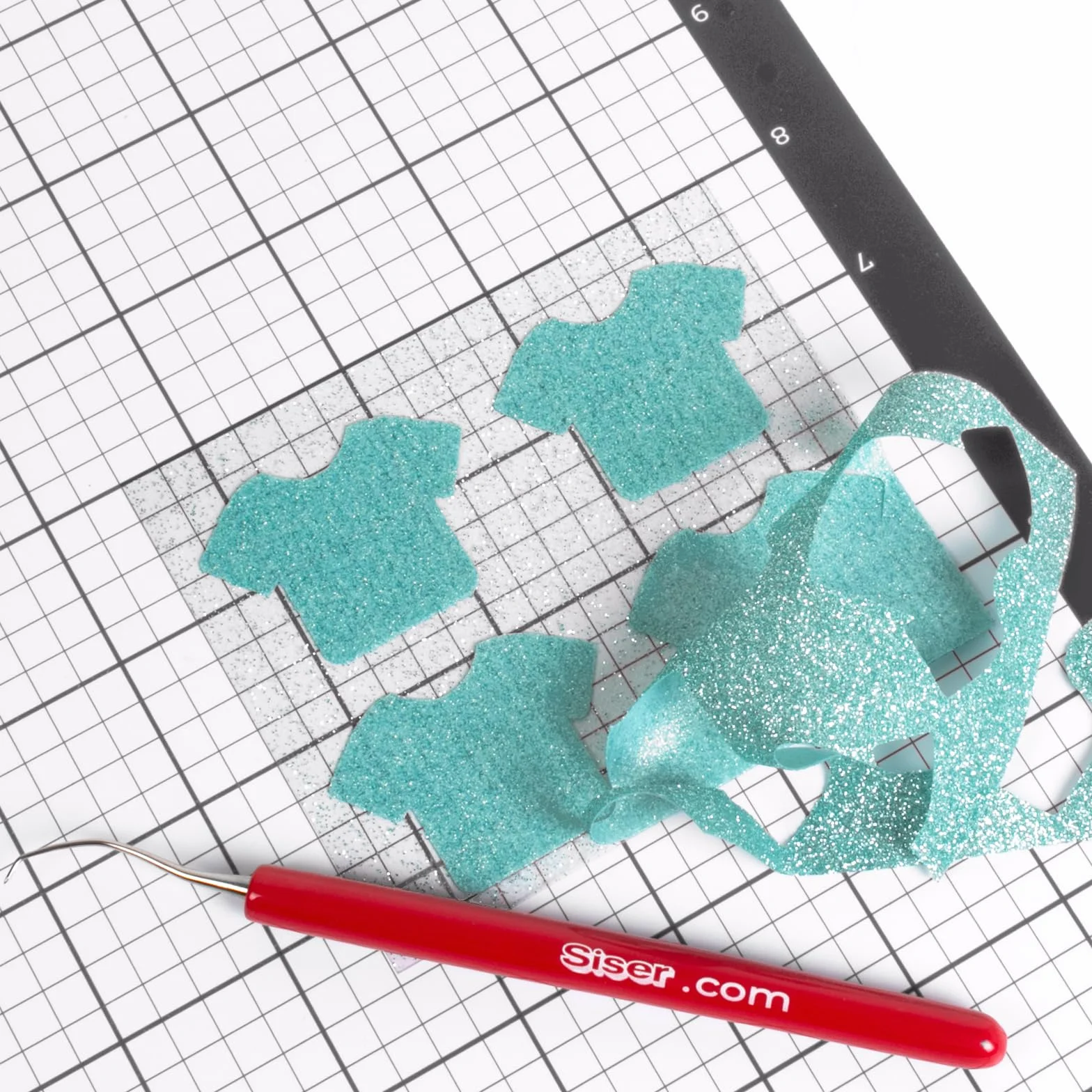Siser Mata do cięcia Light Tack 30 x 30 cm - niska przyczepność, idealna do lekkich materiałów. Precyzyjne i dokładne wycięcia na samoprzylepnym winylu i papierze