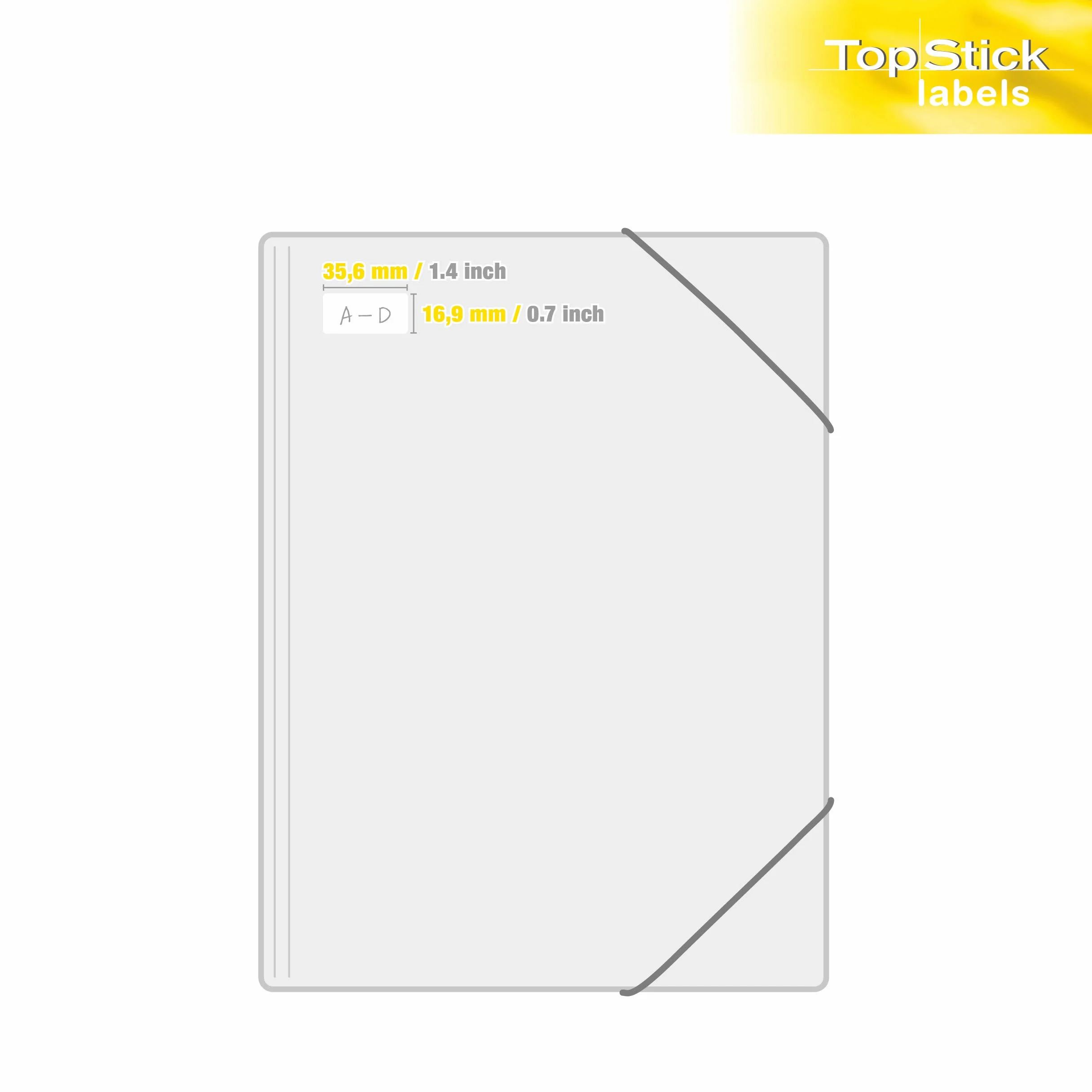 TopStick 8660 Uniwersalne etykiety, 100 arkuszy, 35,6 x 16,9 mm, 80 na arkusz A4, 8000 sztuk, samoprzylepne, nadają się do zadrukowania, matowe, czyste naklejki na papier, białe