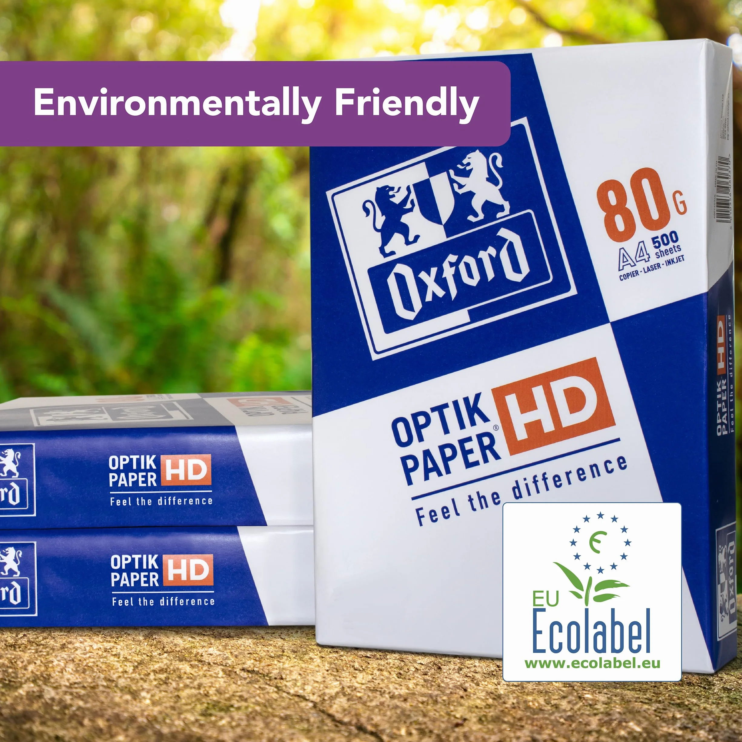 Oxford 400176040 Papier do Drukarki, Biały, 500 sztuk