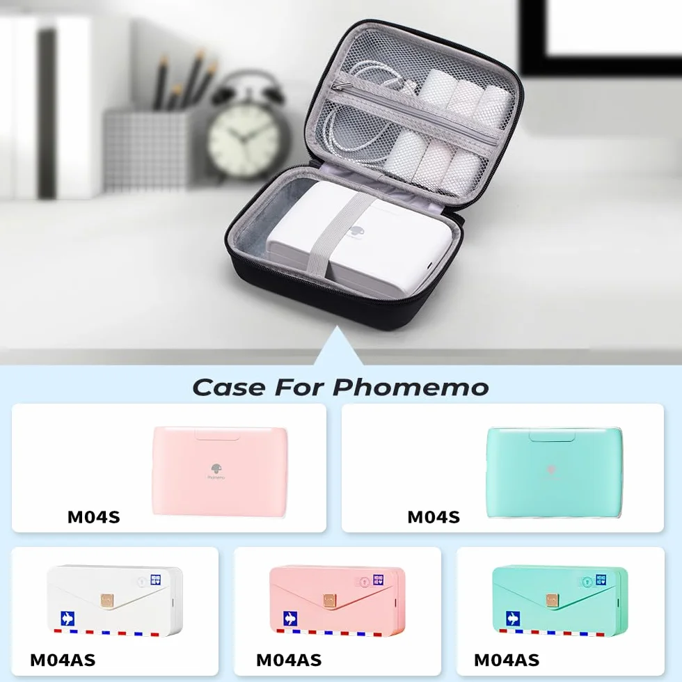 Phomemo M221 etui, czarny, Nowoczesny