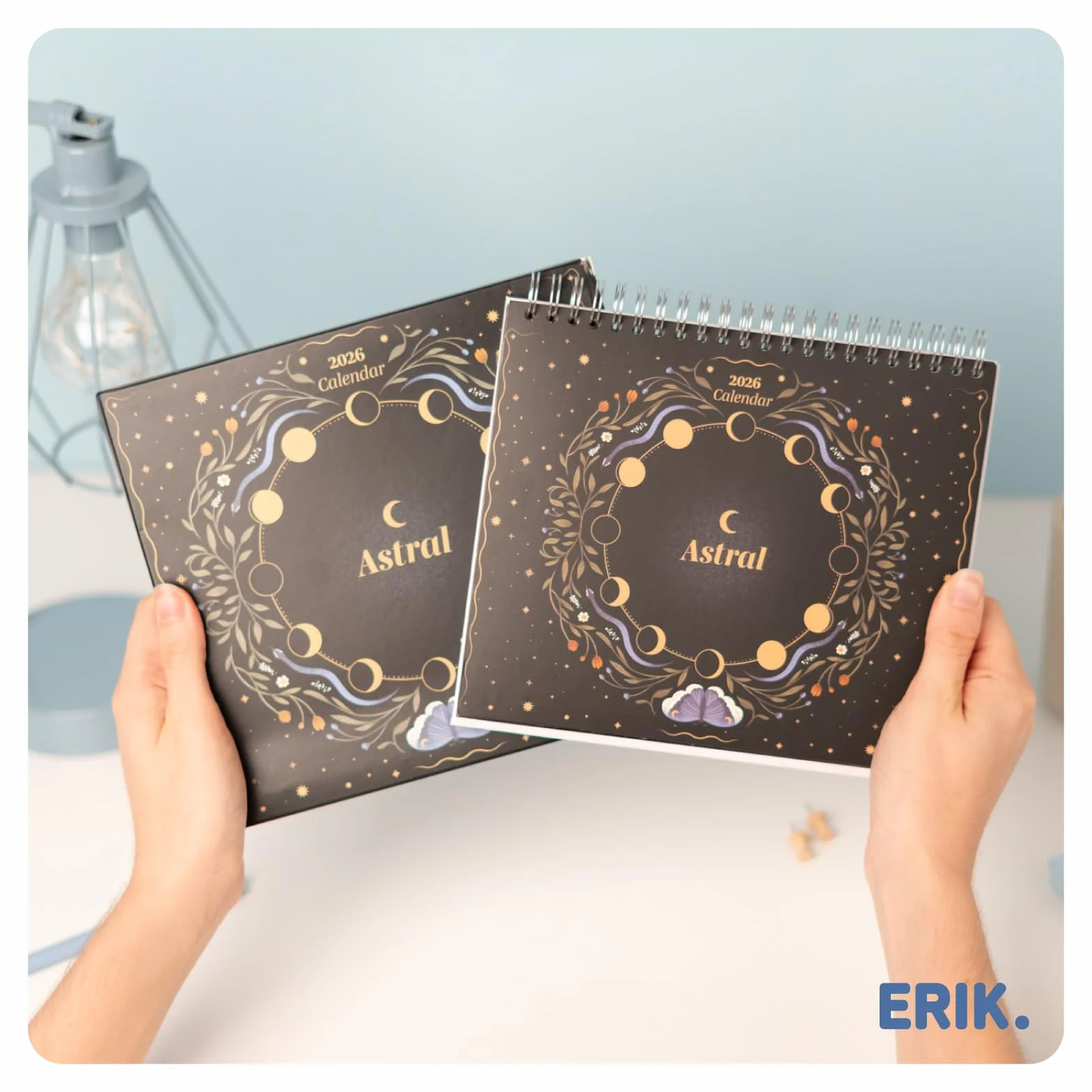 Grupo Erik Desk Calendar 2026 Astral Astrology Monthly Planner
