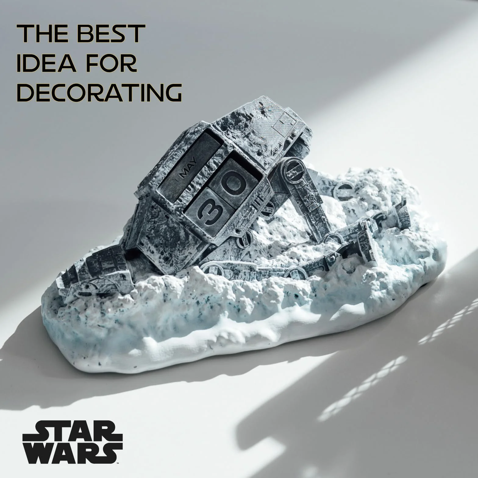 Grupo Erik Star Wars Perpetual Calendar Fallen AT-AT Walker Flip Desk Calendar Gifts