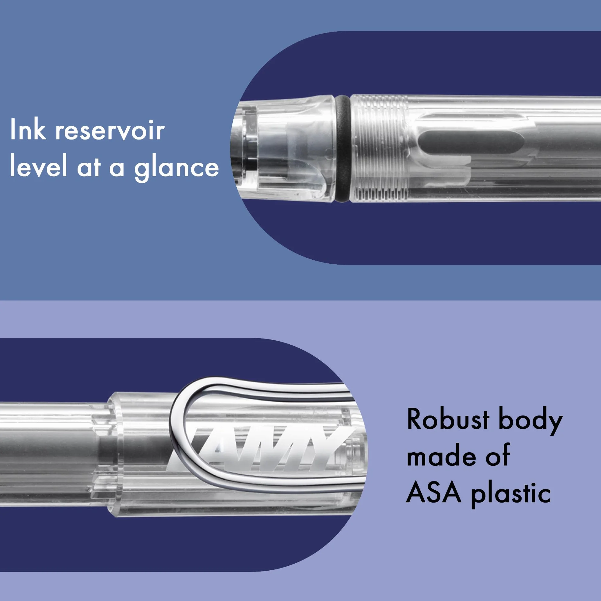 Lamy F/P 12 M Pióro Wieczne Przezroczyste