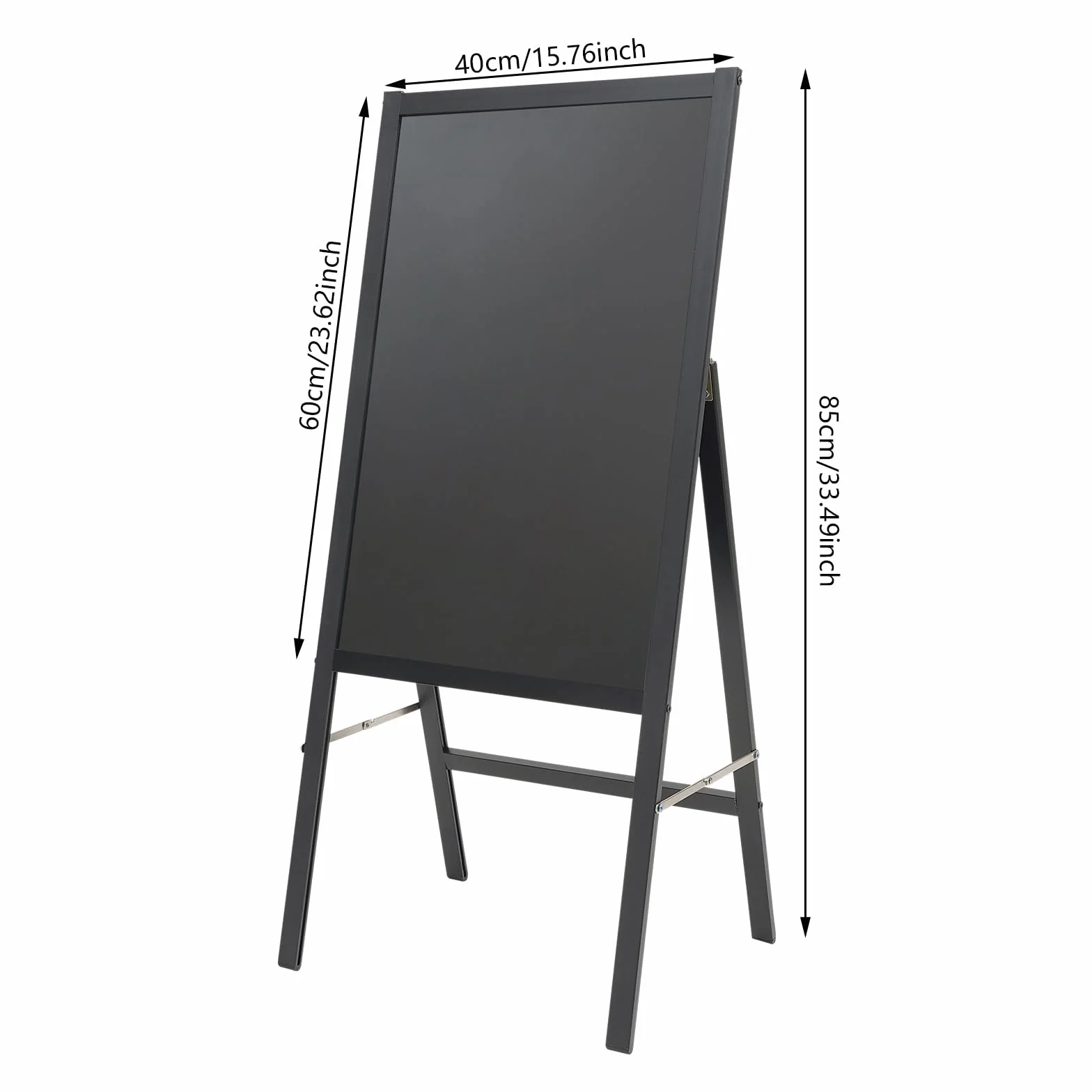 Tablica LED 40x60 cm z pilotem, 8 neonowymi długopisami, stojąca informacyjna reklamowa