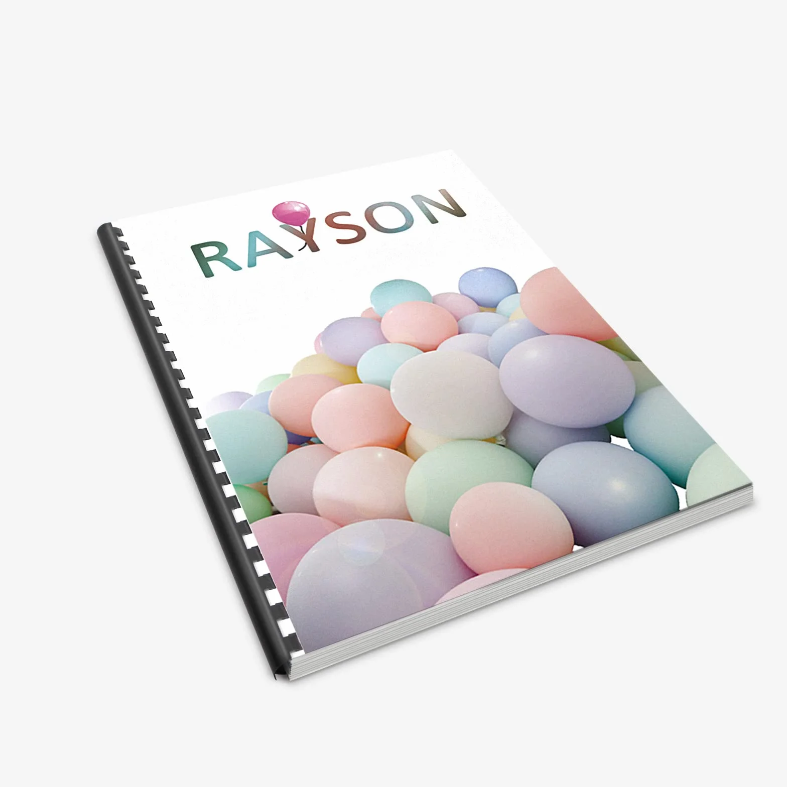 RAYSON Plastikowe grzebienie do bindowania, 125 arkuszy, 21 pierścieni, 14 mm grzebień, A4, czarne, 100 sztuk