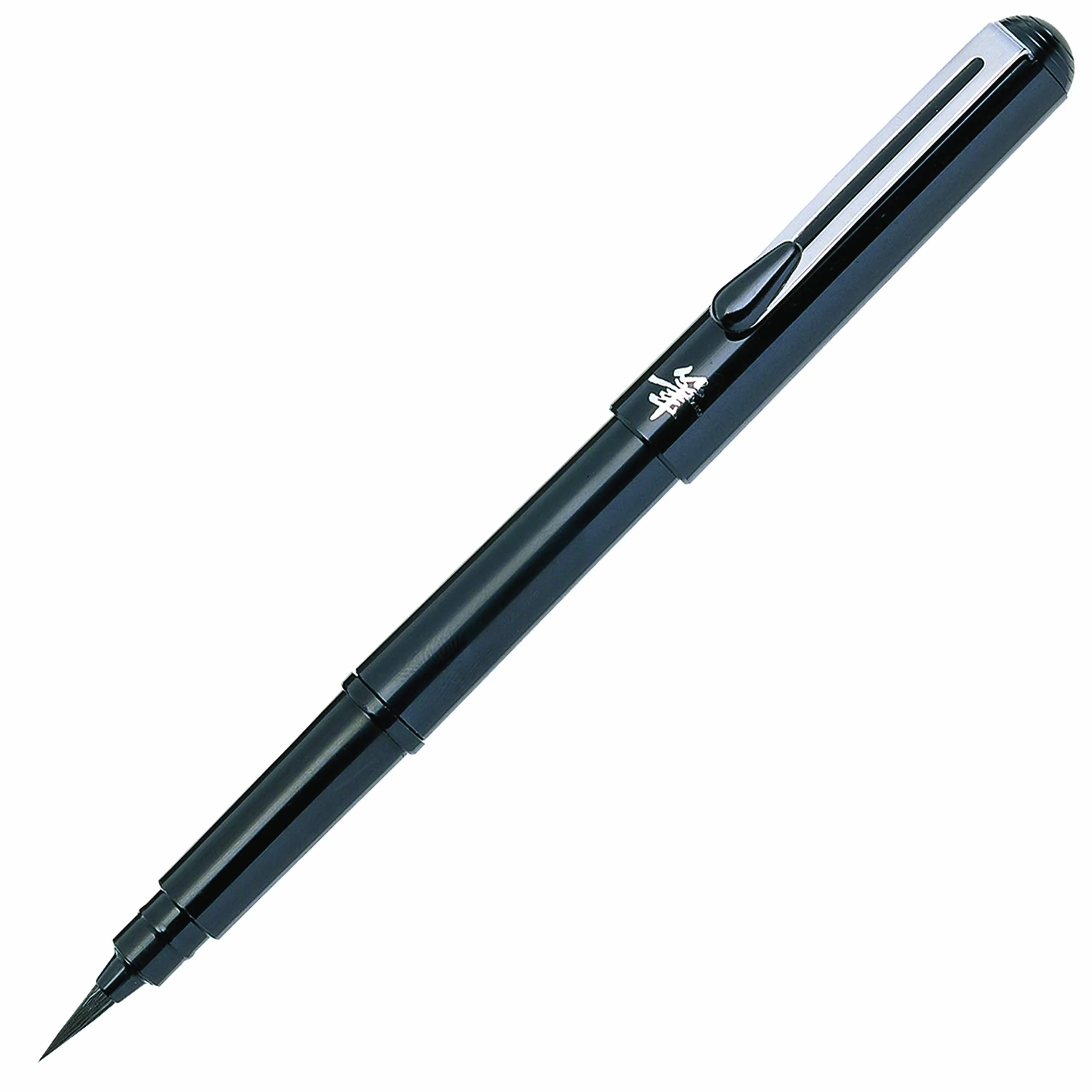 Pentel Pisak pędzelkowy czarny