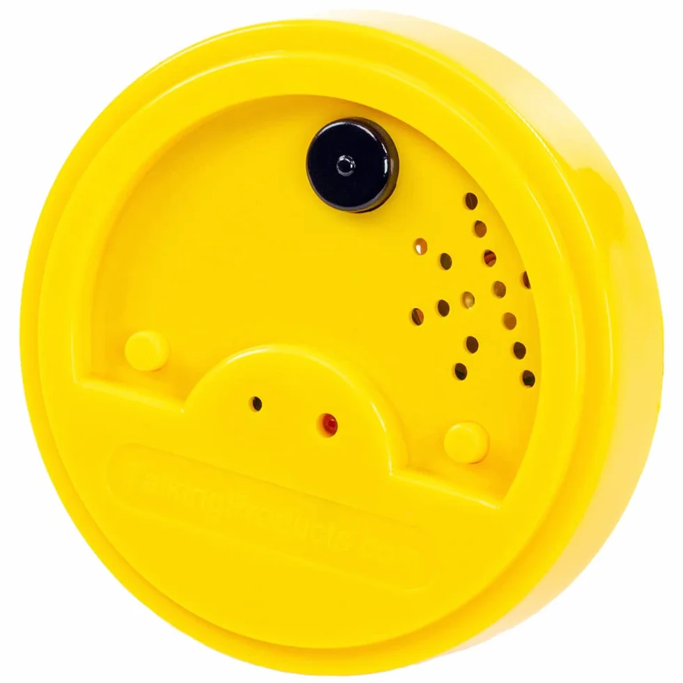 Talking Products, Nagrywarki głosowe z żółtymi puszeczkami, nagrywanie 20 sekund, 3 sztuki, idealne do niezależnego życia, mówienia i słuchania
