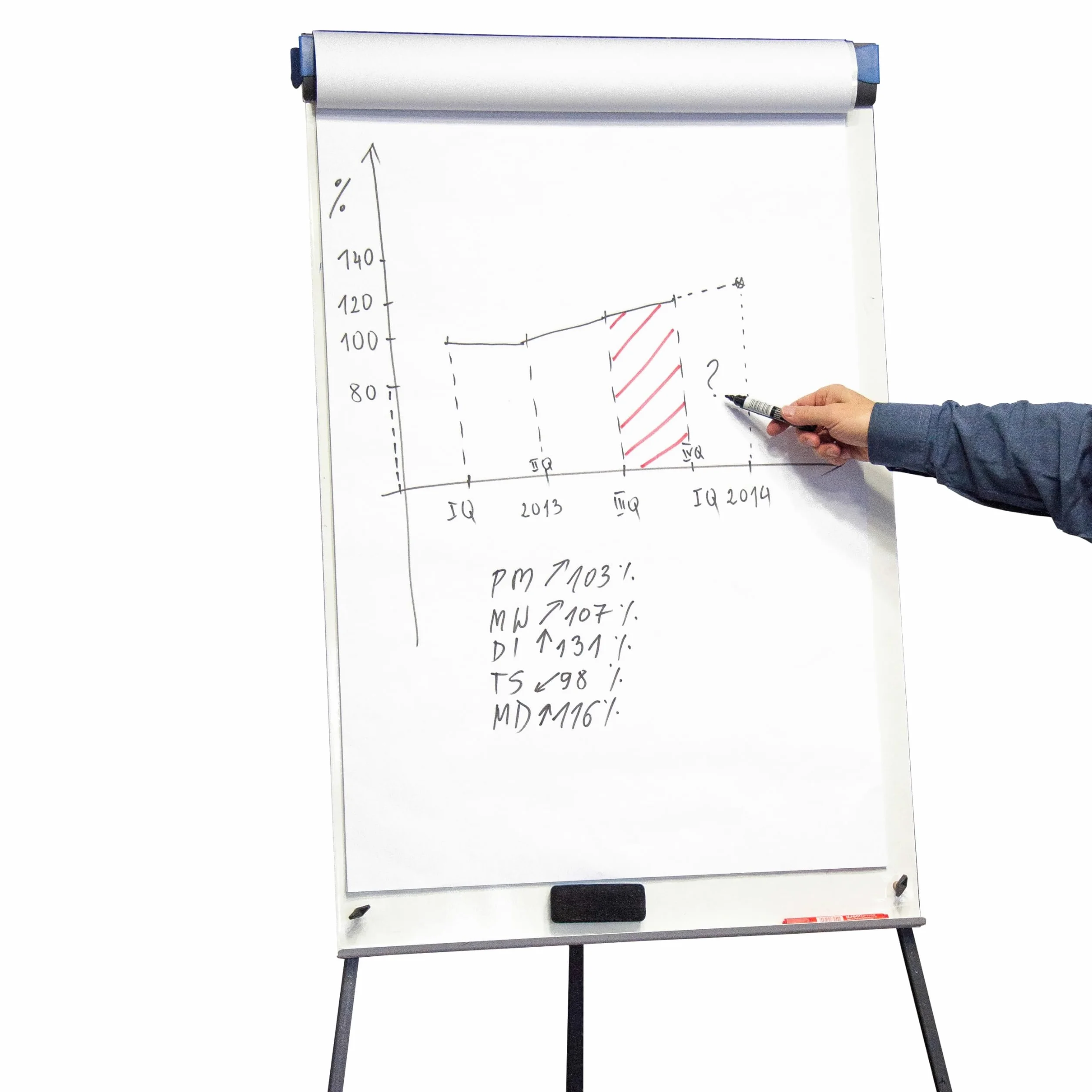 D.RECT Blok Flipchart 650x1000 mm 80 g/m² 20 arkuszy
