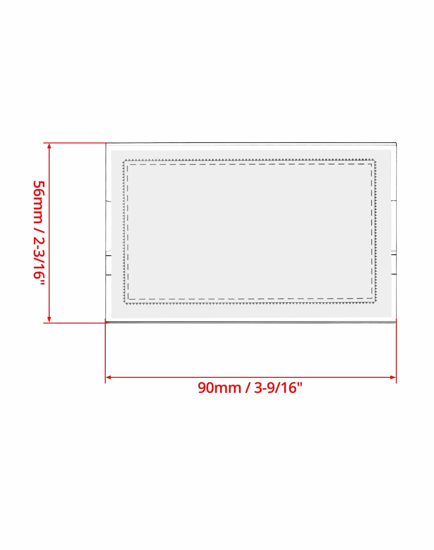 QWORK® Zestaw 100 przezroczystych identyfikatorów na identyfikatory z przypinką i klipsem do pracy, konferencji, wystawy - 90 mm x 56 mm