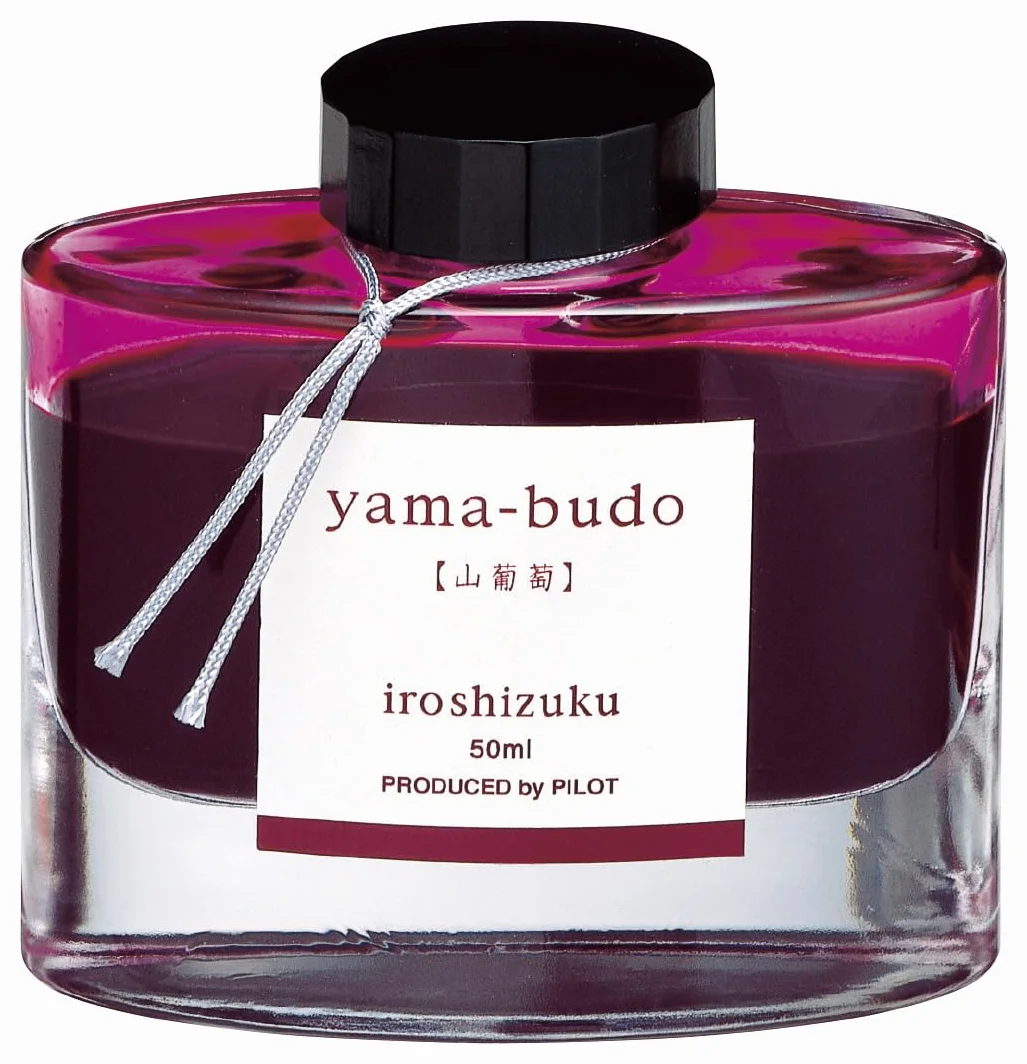 Pilot INK-50-YB Iroshizuku Fountain Pen Ink - 50 ml Butelka - Yama Budo Wild Grapes (Bordeaux) (japan import)