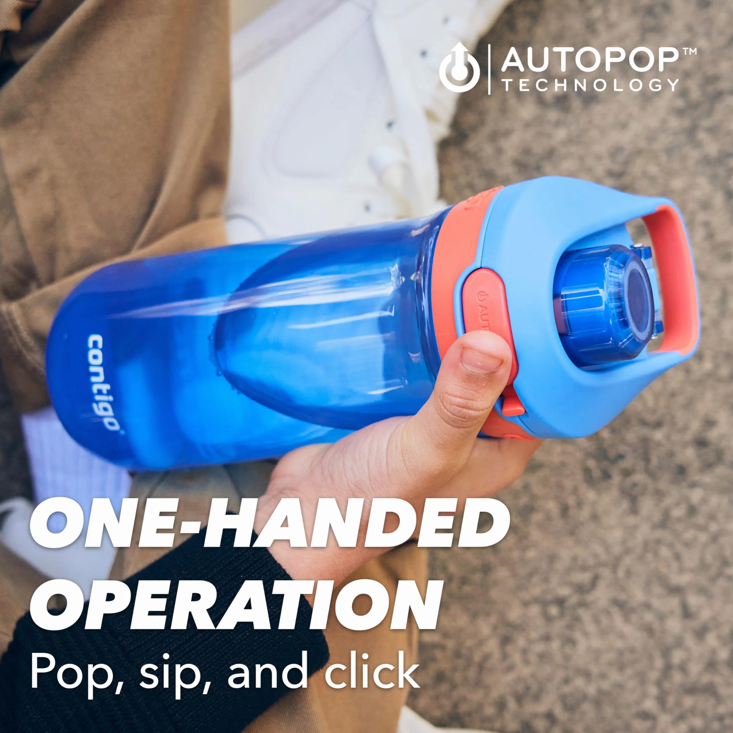 Contigo Jessie Autopop butelka na wodę dla dzieci 420 ml szczelna