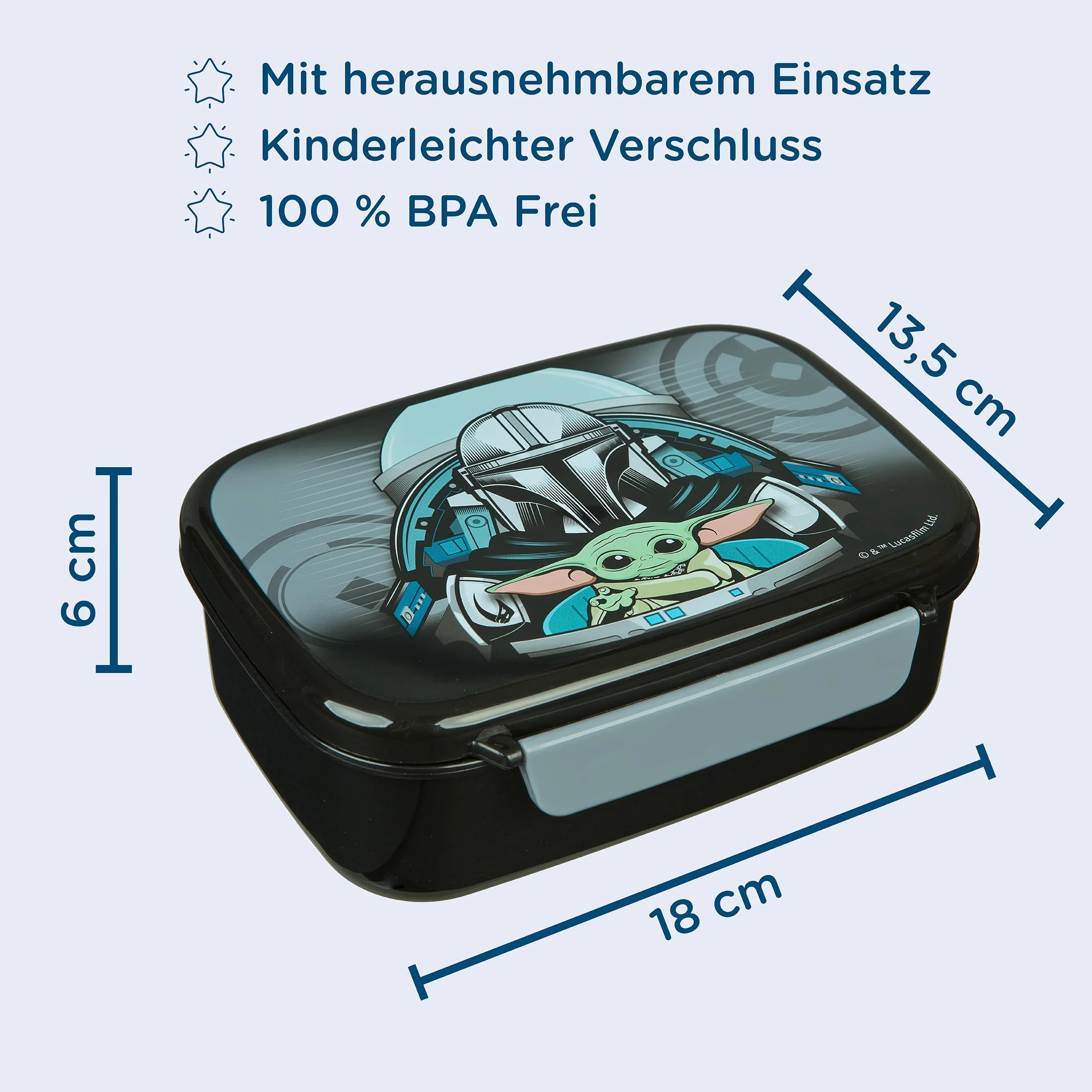 Scooli Zestaw naczyń dla dzieci Star Wars lunch box butelka bez BPA