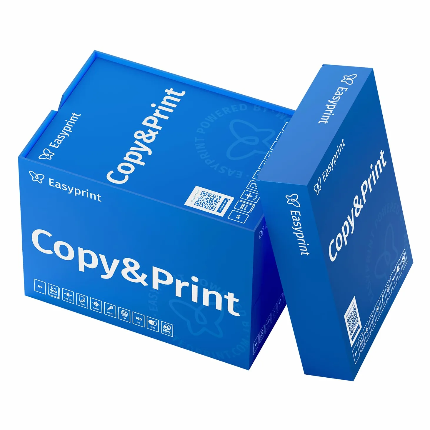 NOWOŚĆ: Easyprint papier do drukarek do kopiowania 2500 arkuszy 5 x 500 A4 Premium wysoka biel CIE 160 zwycięzca testu PEFC certyfikat ekologiczny