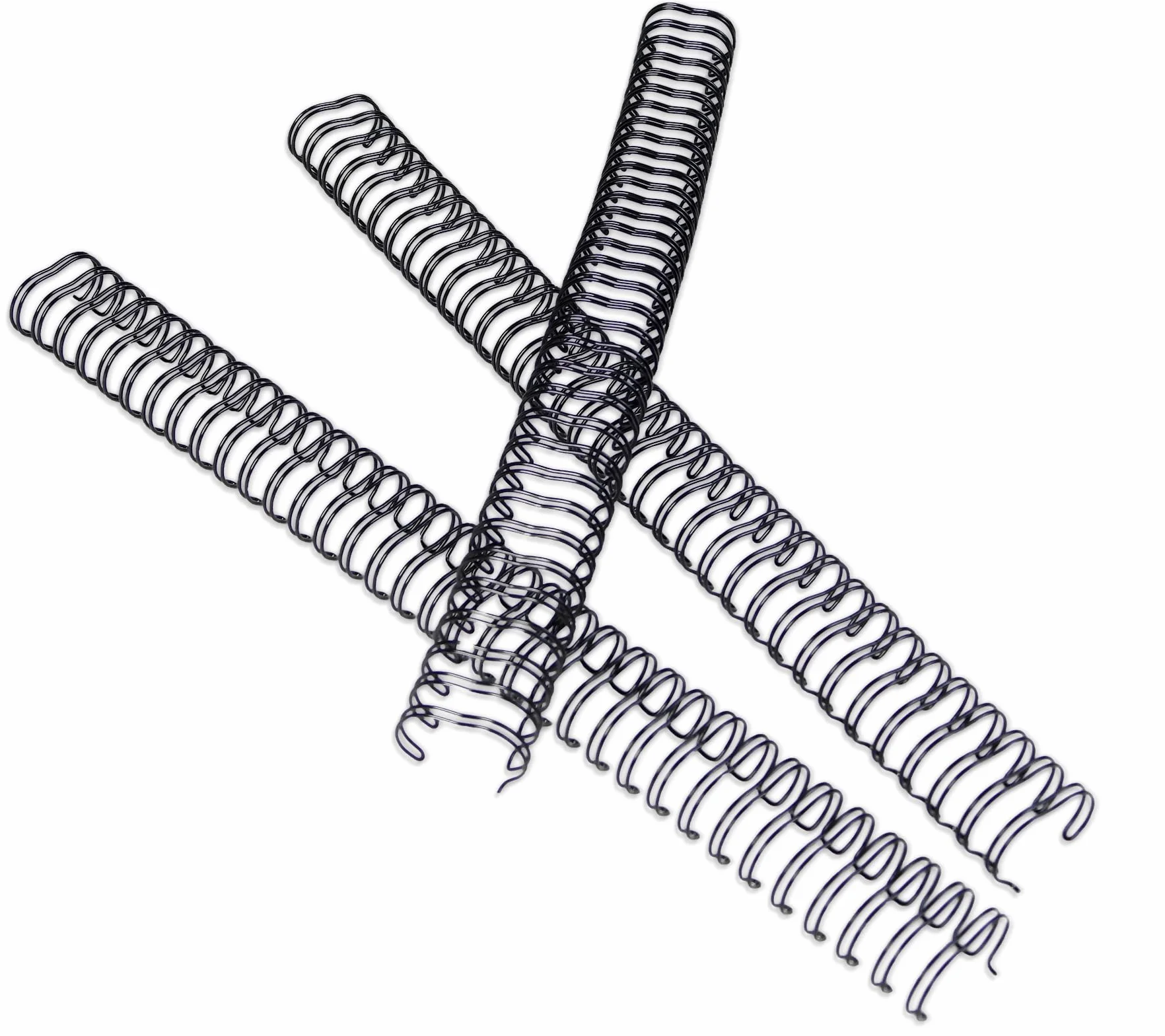 RAYSON Kolce do wiązania drutu, 130 arkuszy, skok 3:1, 15,9 mm, 34 pętle, A4, czarne, 50 sztuk