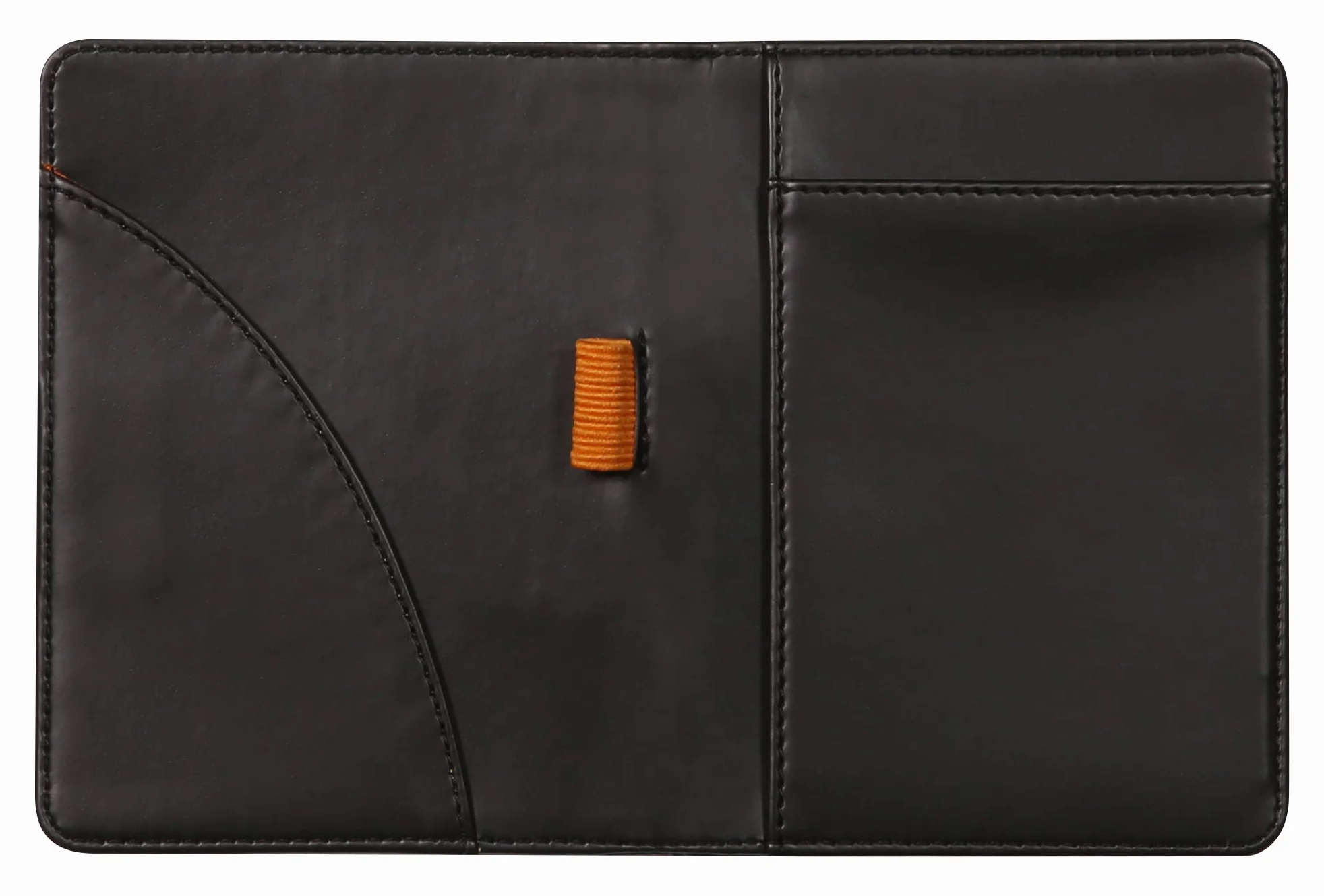 Rhodia 212001C Teczka na notatnik i dokumenty N°12 Czarna B7 8,5×12 cm Włoska Skóra Ekologiczna Rhodiarama