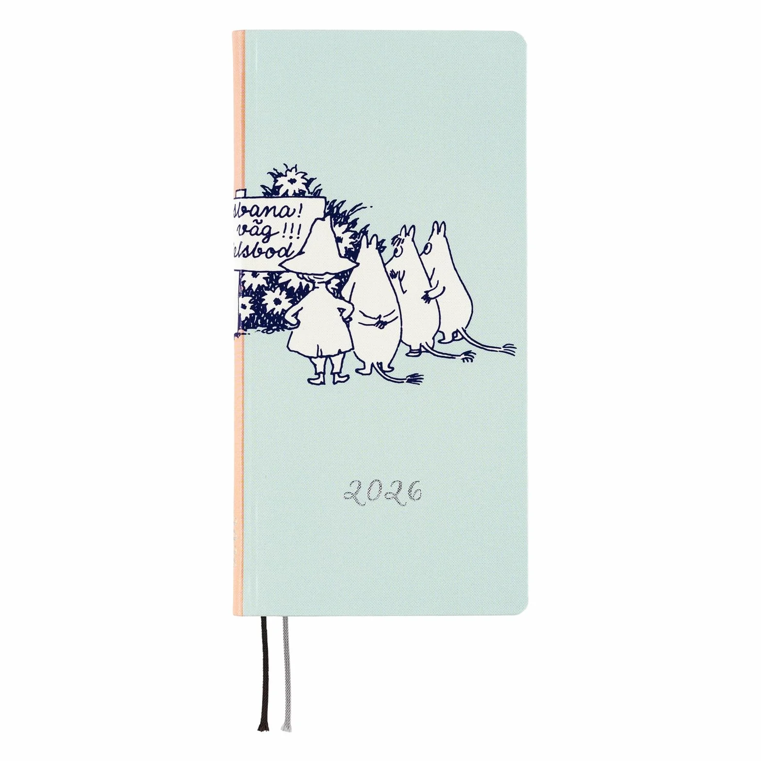 Hobonichi Techo 2026 Spring Weeks – Moomin: To the Outdoor Dance Hall (japoński, wysoki i cienki, kwietniowy start)