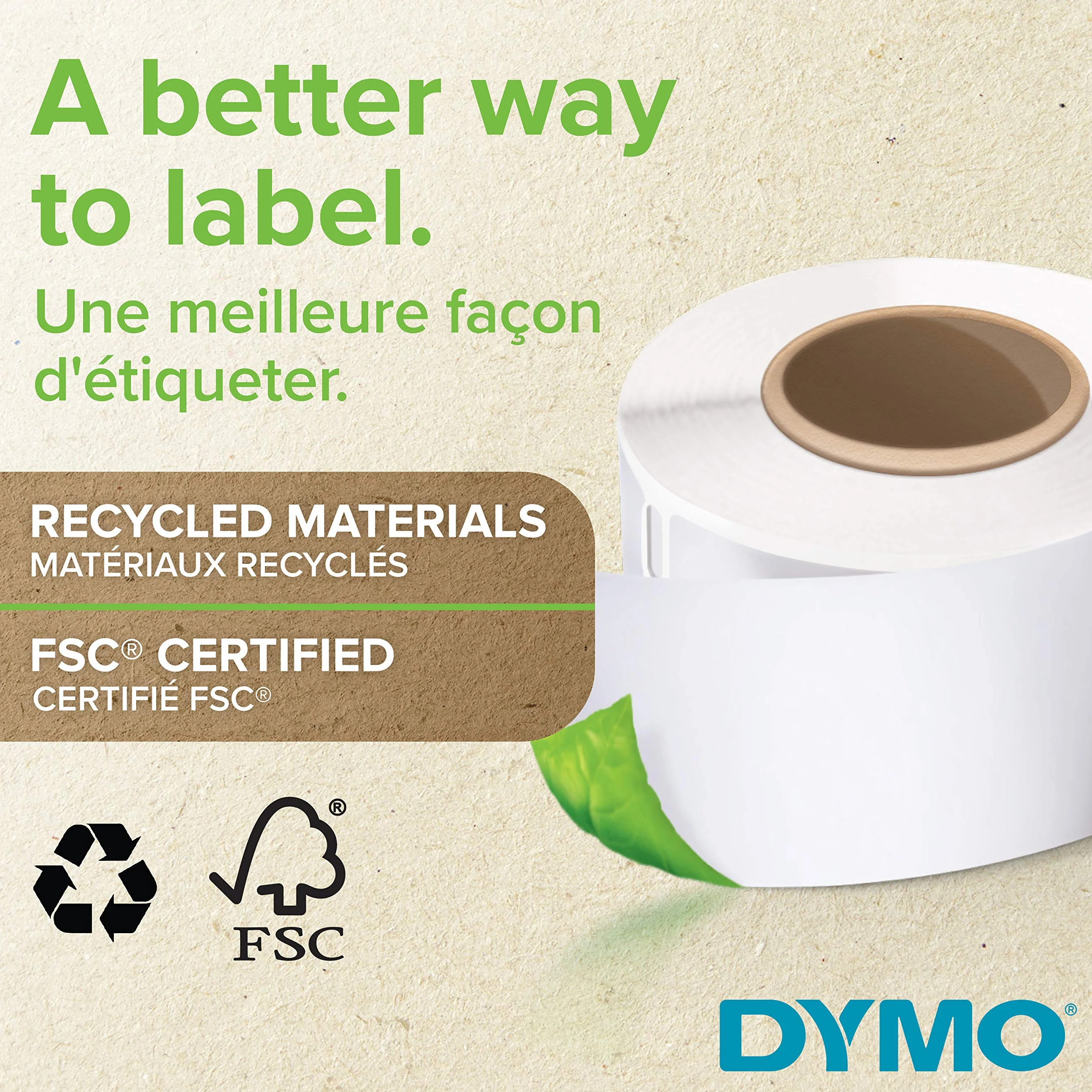 DYMO Authentic LabelWriter Etykiety wysyłkowe DHL, 102 mm x 210 mm, samoprzylepne, rolka 140 łatwych do odklejenia etykiet, dla LabelWriter 5XL/4XL, wyprodukowano w Europie