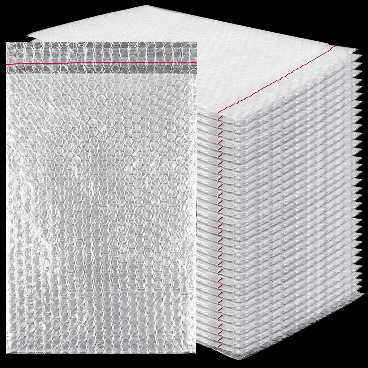 CYEER 100 sztuk samoprzylepnych torebek bąbelkowych 20 x 30 cm Bubble Wrap