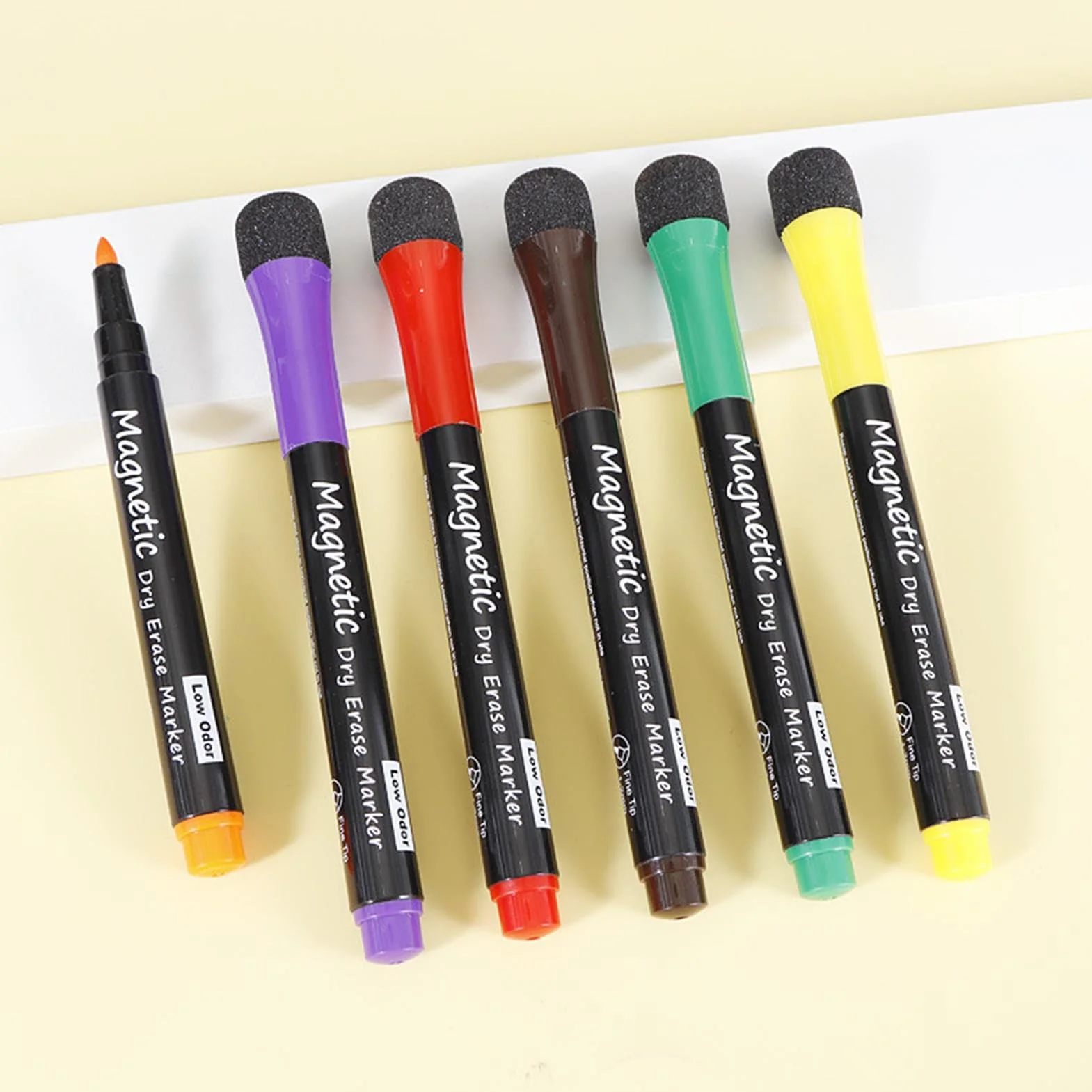 Magnetic Whiteboard Pens, Magnetic Whiteboard Pen, Magnetic Whiteboard Pens, 12 opakowa? magnetycznych markerów do tablic magnetycznych, niskim zapachu pisaki do tablic magnetycznych, cienkich
