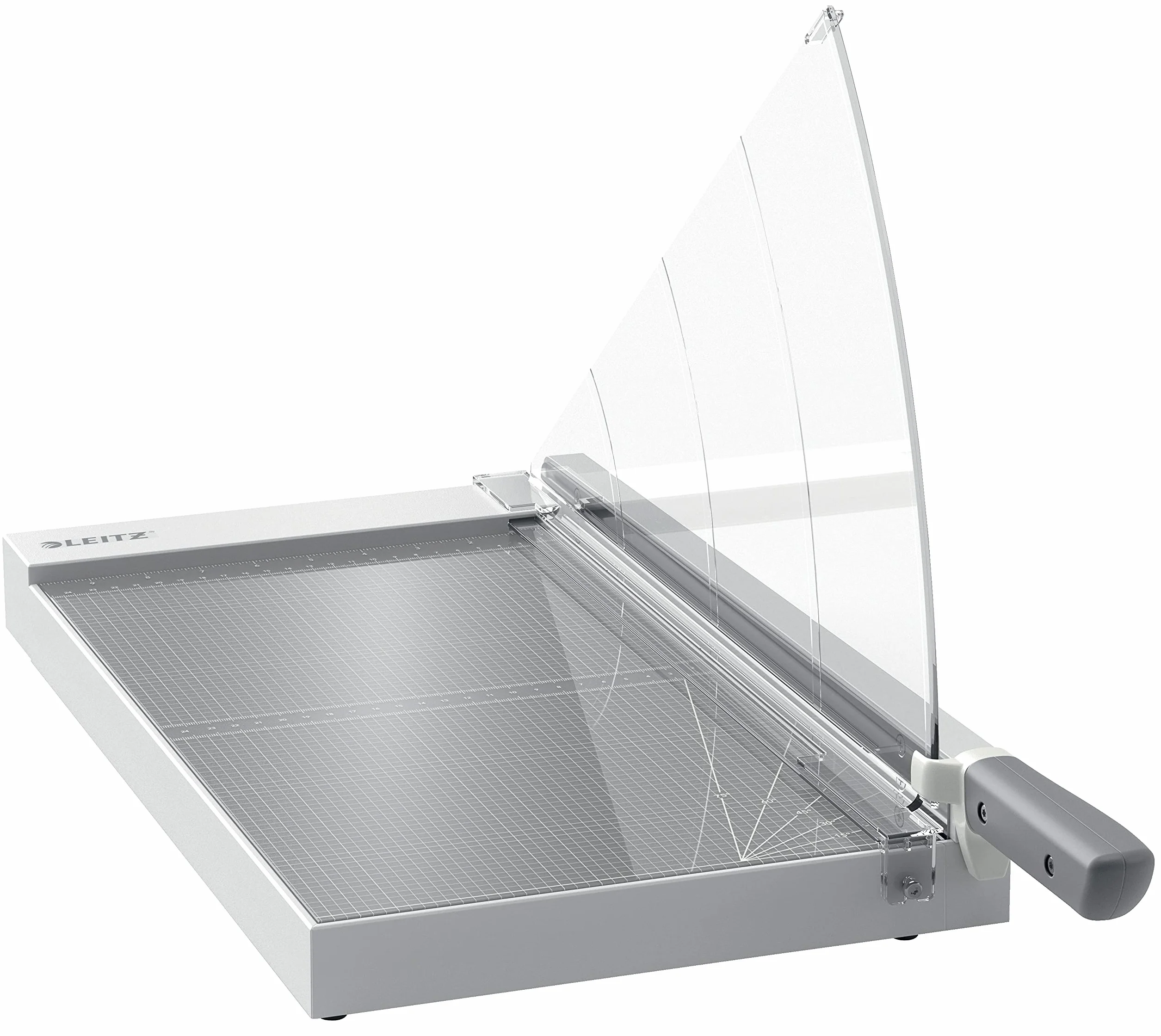 Leitz, Gilotyna do Papieru Leitz Precision Office A3 z Prowadnicą Wyrównującą, Tnie do 15 Kartek, Długość Cięcia 457 mm, Stalowe Ostrze z Osłoną, Światło EdgeGlow (90220000)