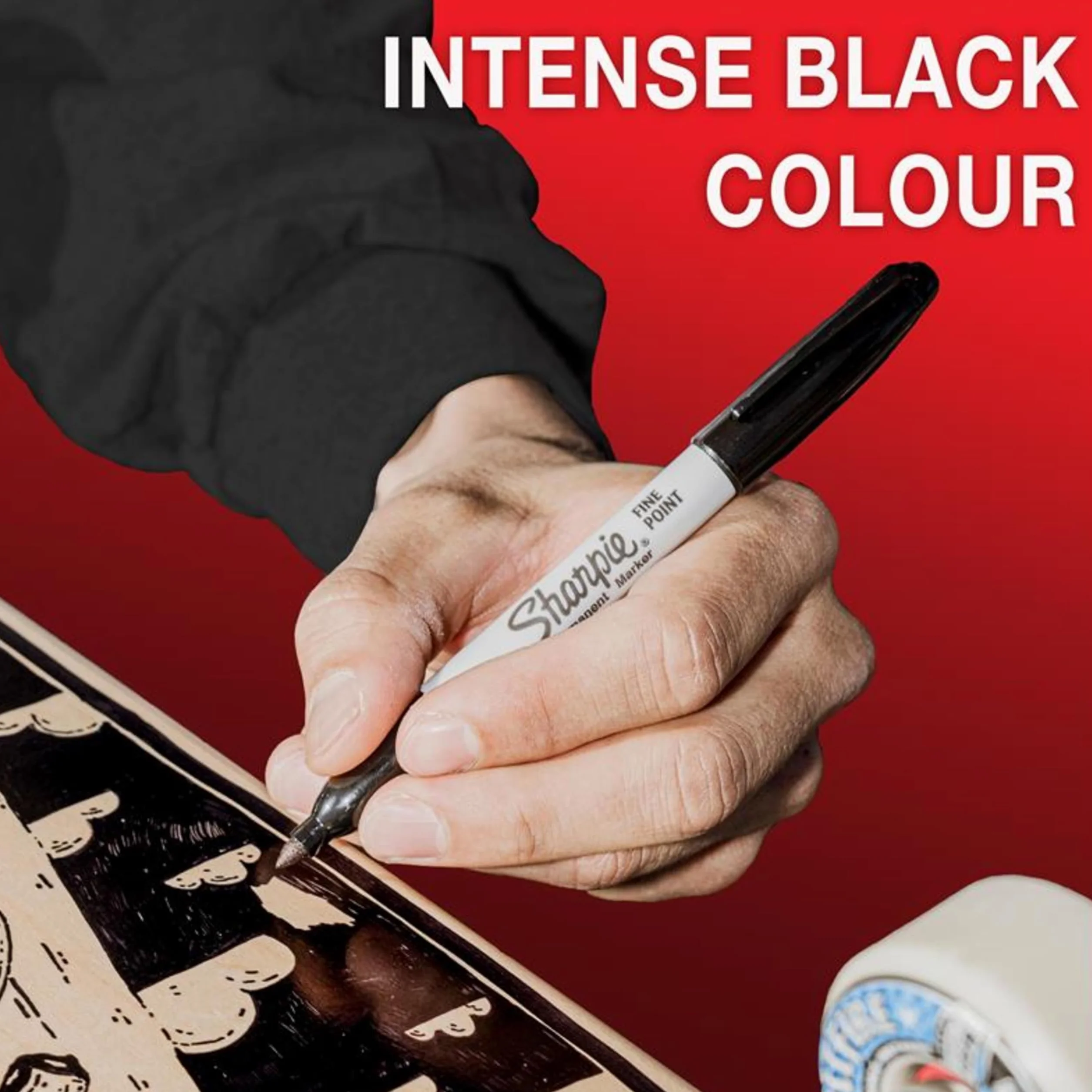Sharpie Marker Czarny 12 sztuk