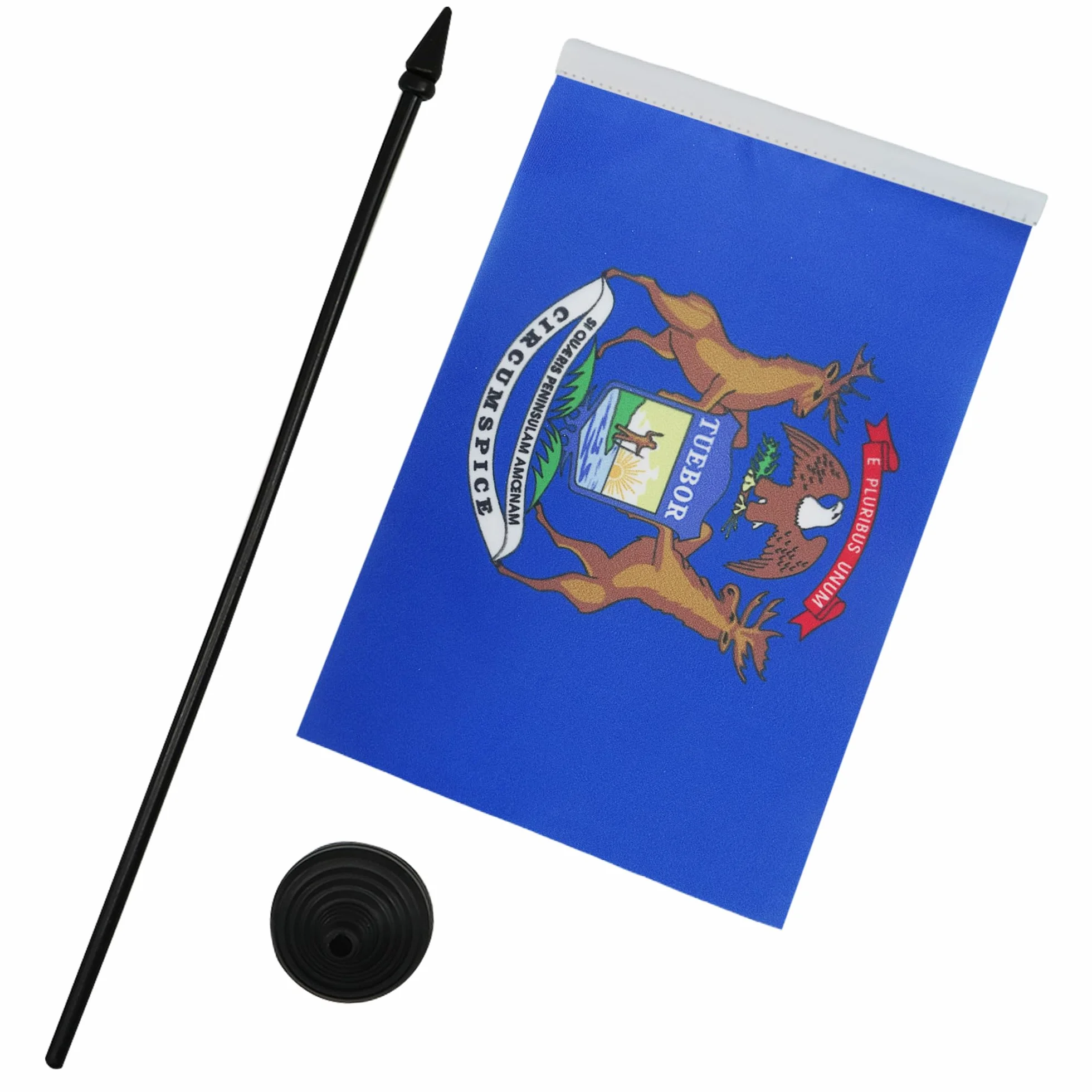 Drapeau de Table Michigan, 21cm x 14cm
