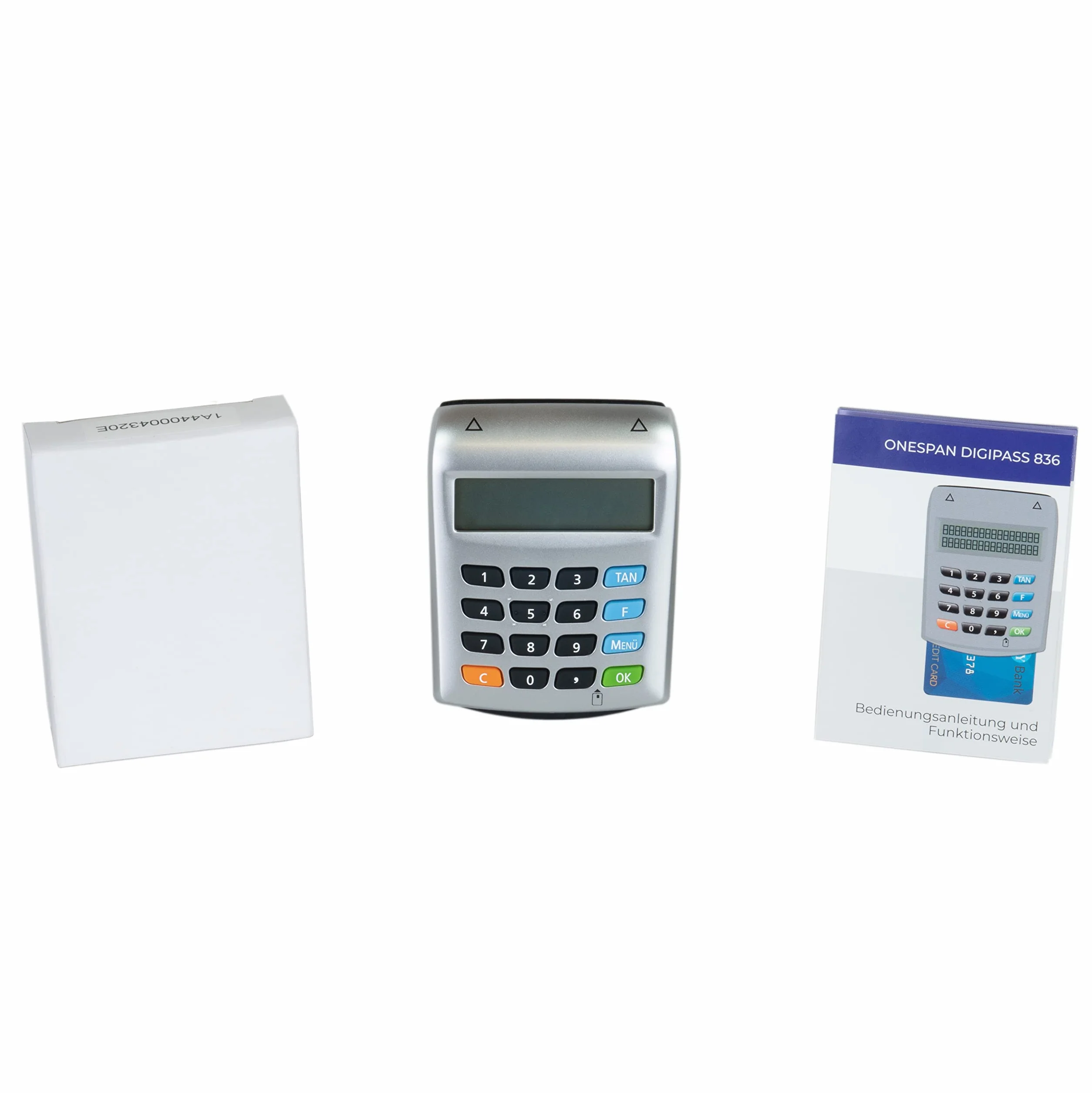 Digipass 836 chipTAN - inteligentny generator TAN do bankowości internetowej HHD v1.4, do Volksbanku, banków oszczędnościowych, Raiffeisenbank i DKB (DKB tylko z płatnym Girocardem)