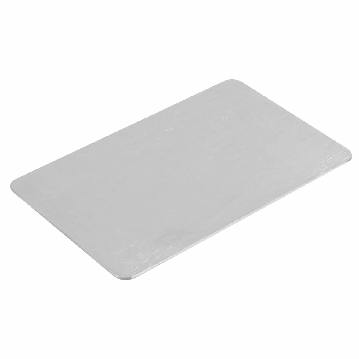 Riven 10 sztuk pustych metalowych wizytówek, wizytówek ze stali nierdzewnej, do grawerowania, drukowania, indywidualnego wzornictwa i wielu innych