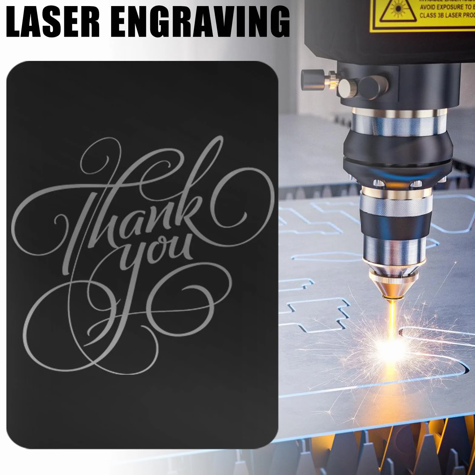 150 sztuk metalowych wizytówek, 86 x 54 x 0,21 mm, metalowe wizytówki aluminiowe, karty z nazwiskiem, laserowo grawerowane wizytówki, grawerowane karty biznesowe, metalowa karta biznesowa dla klientów
