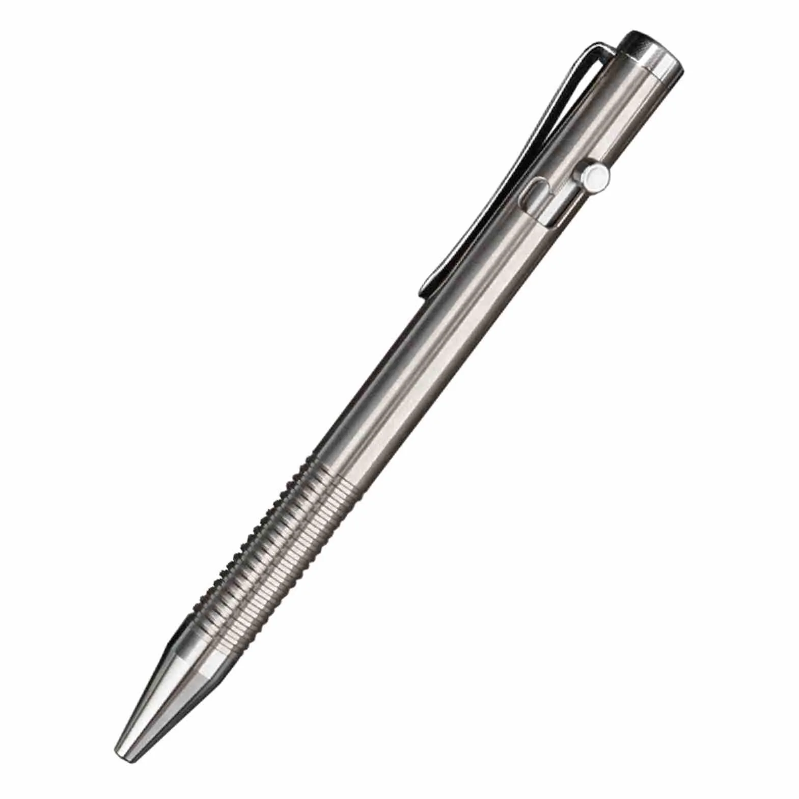 Tytanowy Długopis, Długopis ze Stopu Tytanu Zakręcany Długopis Action Pen Metalowa Kieszonka na Długopis Kolekcja Biznesowa Długopis Wysuwany Metalowy Długopis do Codziennego
