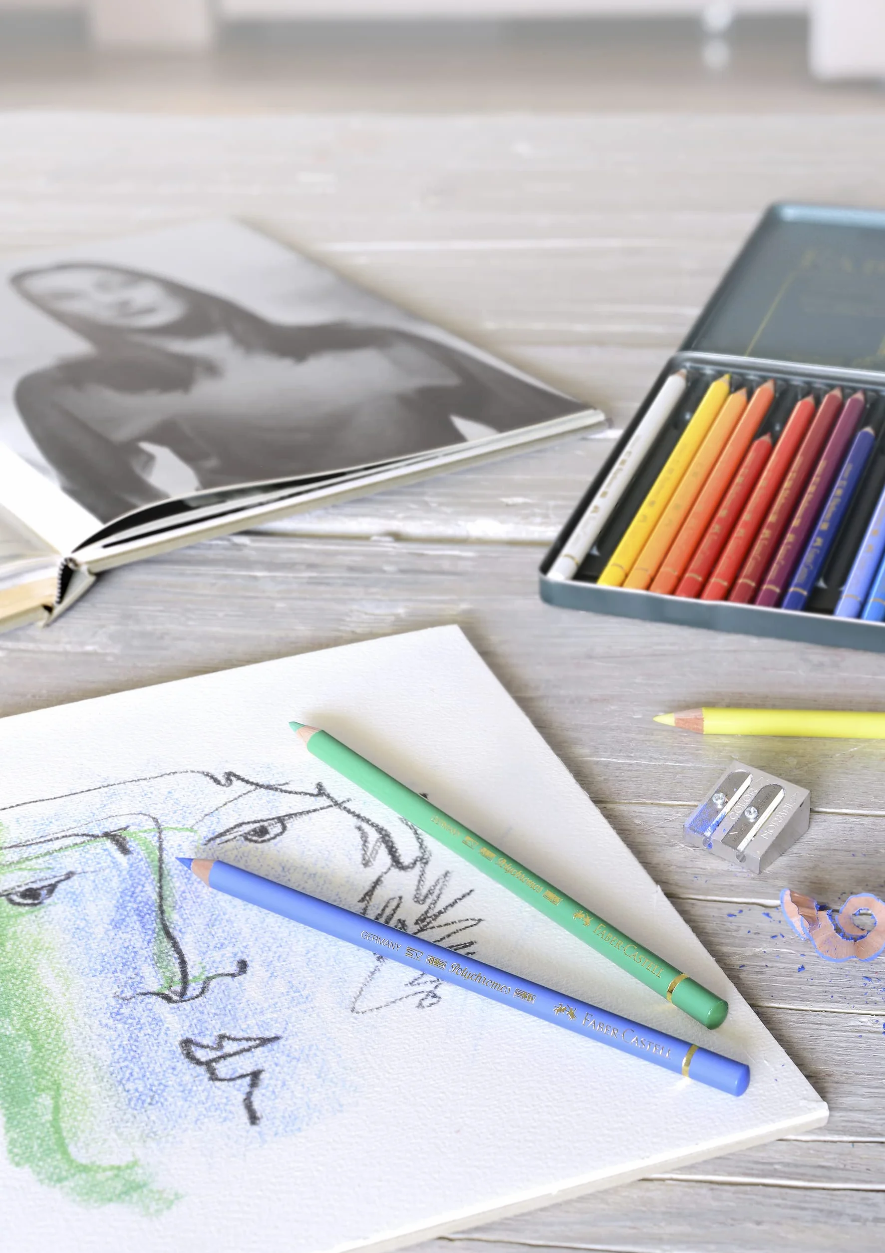 Faber-Castell Polychromos 110024 Kredki, Wielokolorowy, 24 sztuki