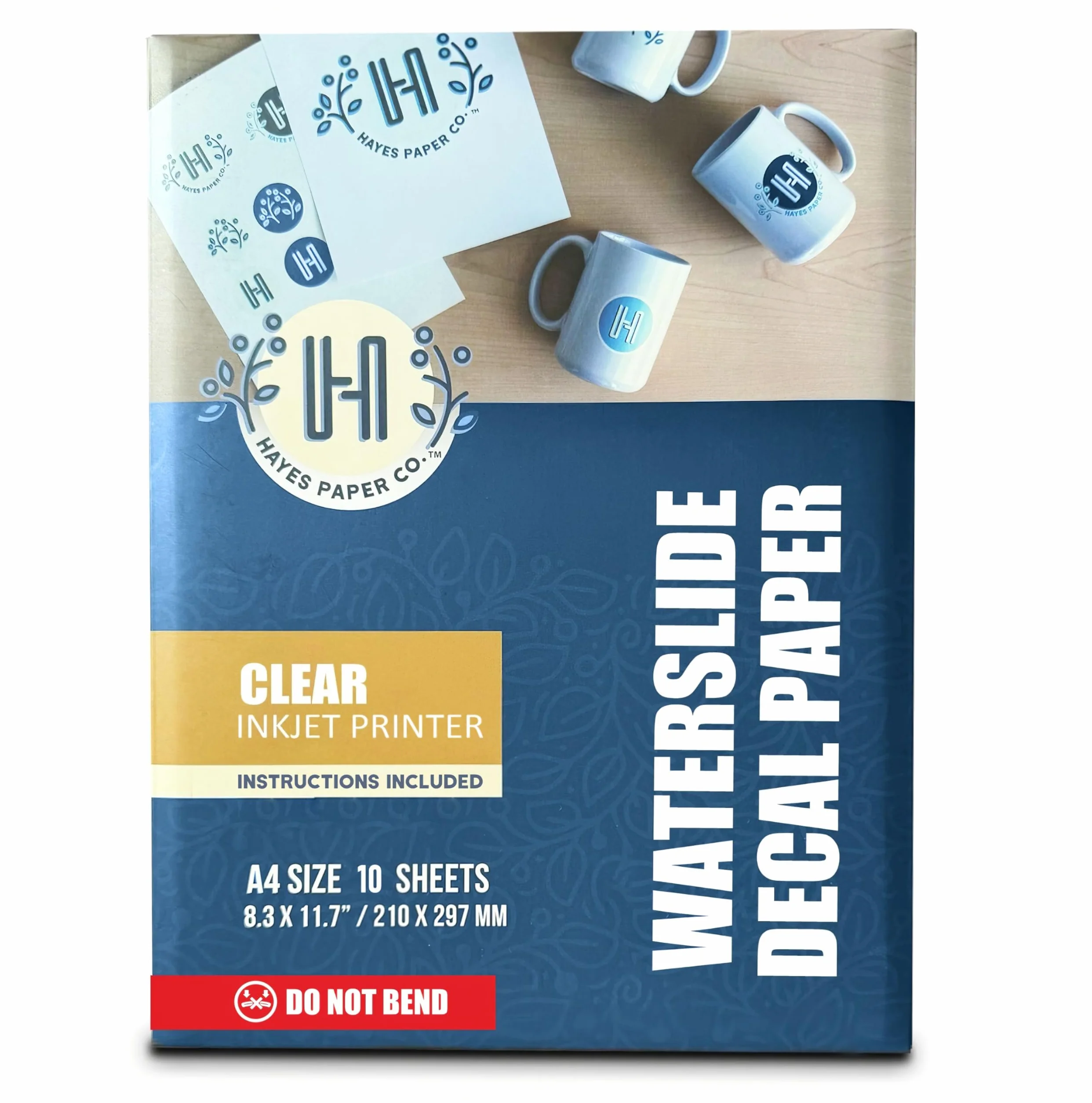 Hayes Papier do kalkomanii wodnych A4 200 g/m² 10 arkuszy
