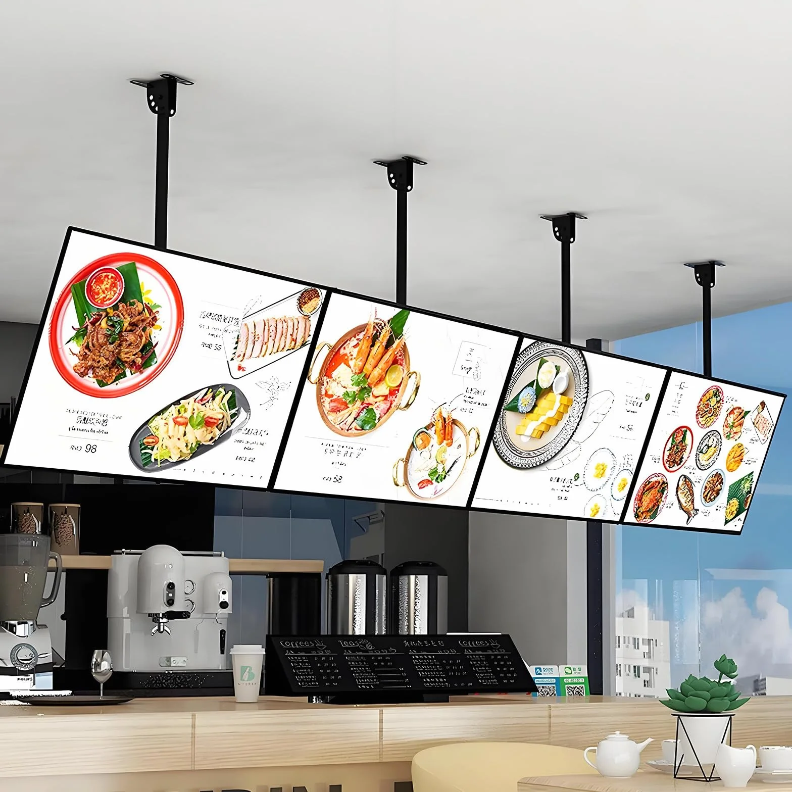 Slim Snap Frame LED Light Box, Podświetlany Wyświetlacz Plakatu LED, Teleskopowa Rama Wyświetlacza Menu LED Podświetlana Do Restauracji, Billboard Montowany Na ścianie,Vertical-60 * 80cm