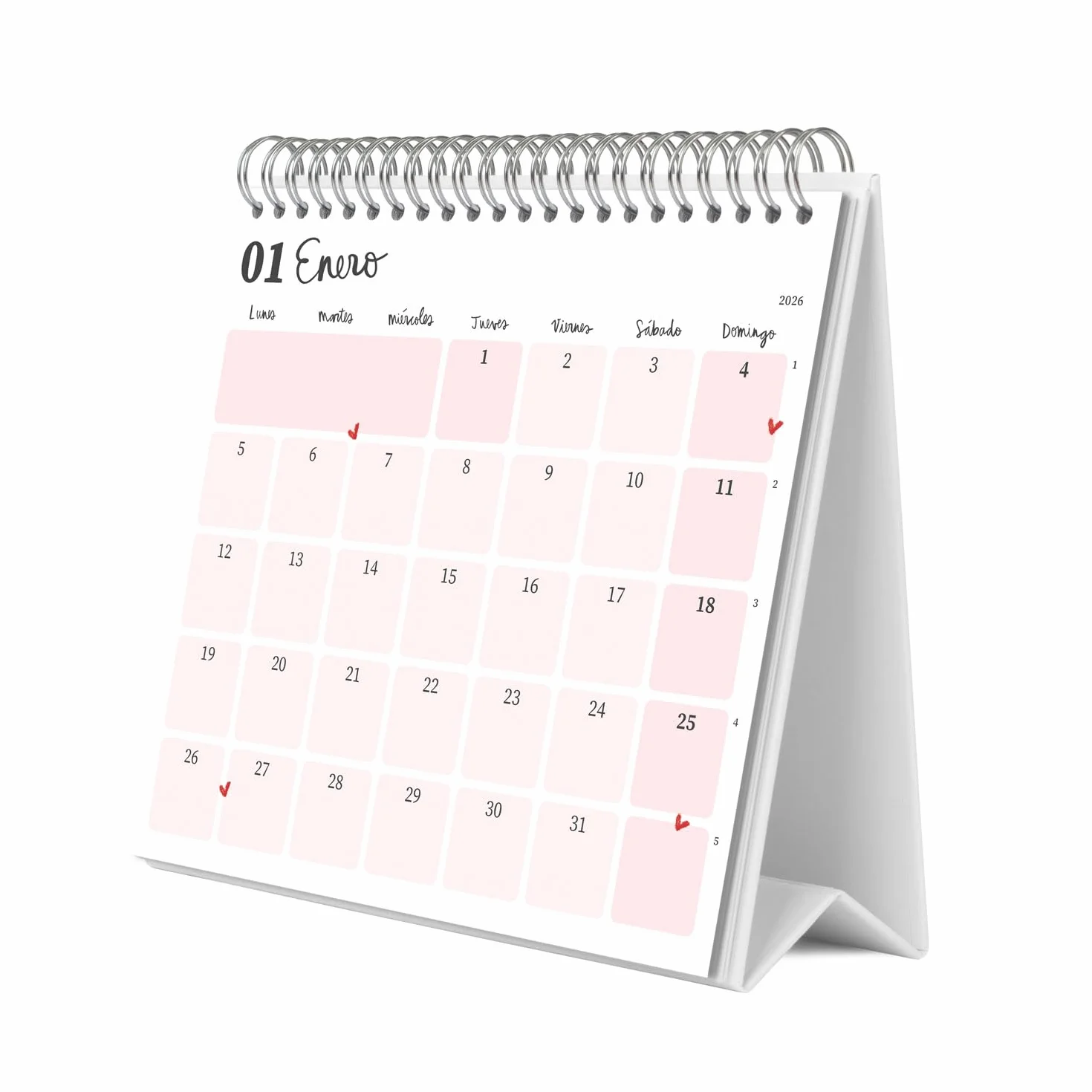 Grupo Erik Desk Calendar 2026 - Ana Marin Calendar 2026 Month To View | Monthly Desk Planner, Desktop Gifts Under 10 Pounds | Spanish Gifts For Friends