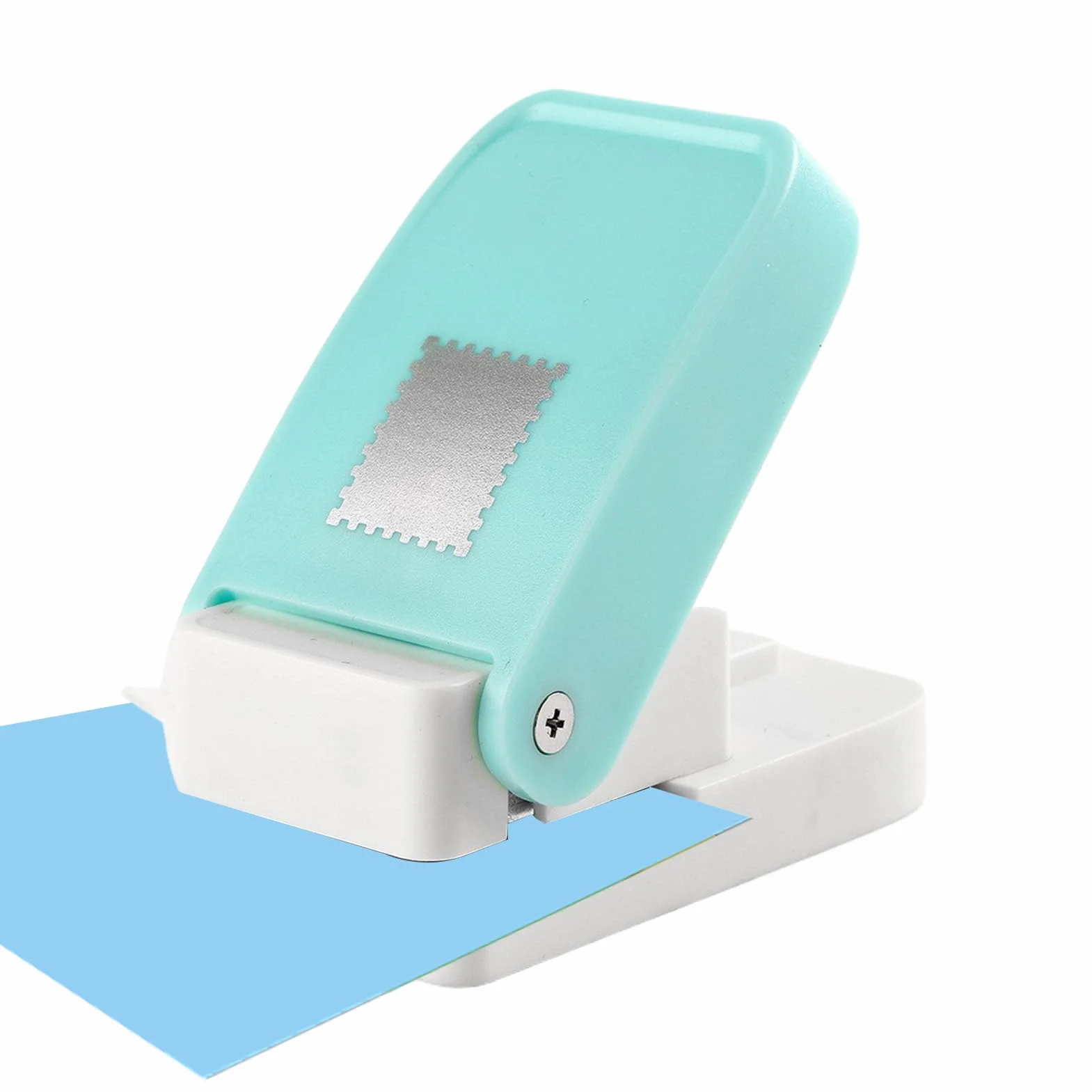 Prostokątny Dziurkacz Do Znaczków Pocztowych, Stempel Prostokątny Dziurkacz Do Papieru, Dziurkacze Ręczne Wyrobu Papieru Scrapbooking DIY Tworzenie Kartek Artykuły Artystyczne I Rzemieślnicze