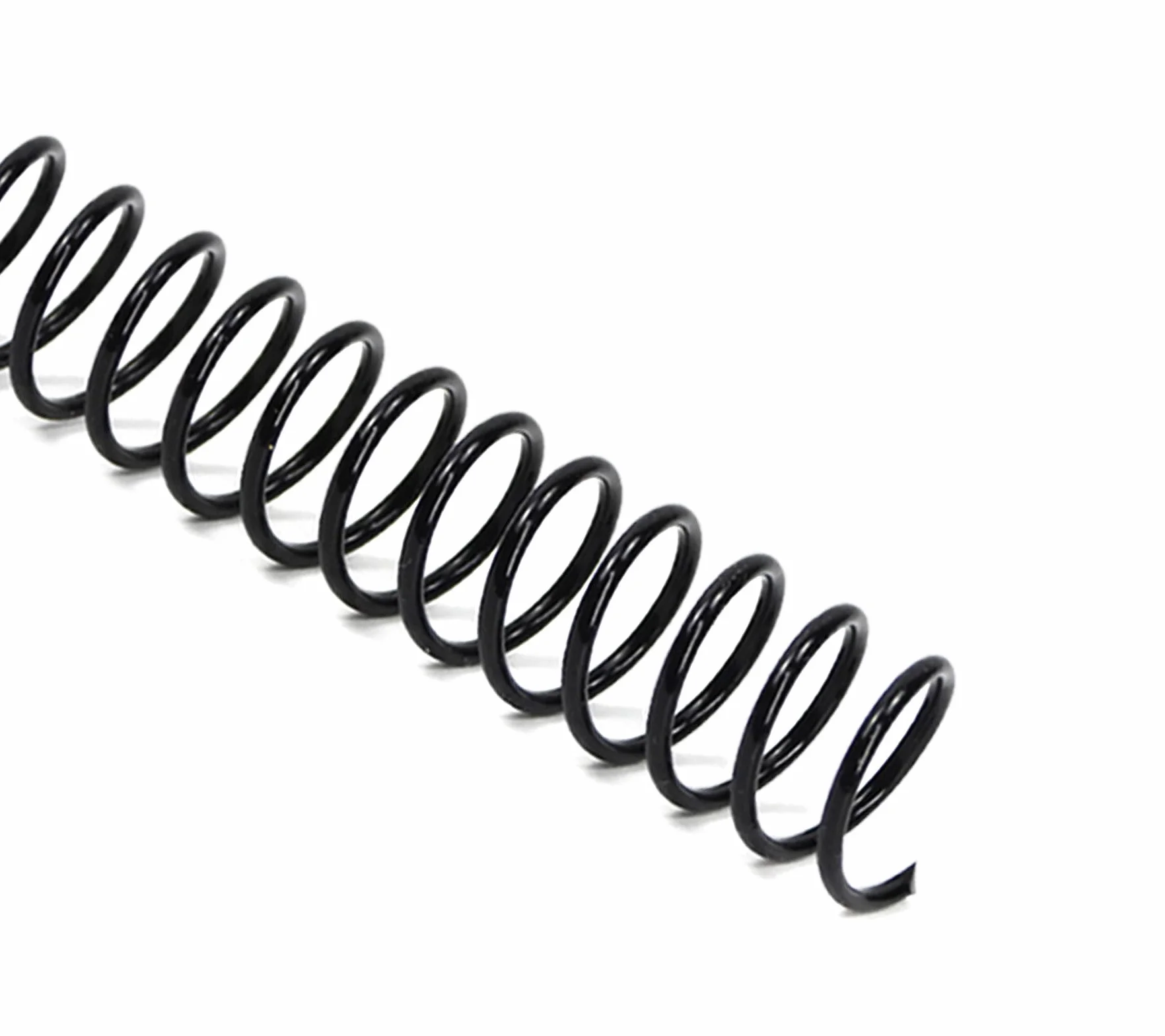 Rayson Spiralna cewka do bindowania, 50 arkuszy, 9,5 mm, skok 3:1, A4, czarne plastikowe kołki do bindowania, pudełko 100 sztuk