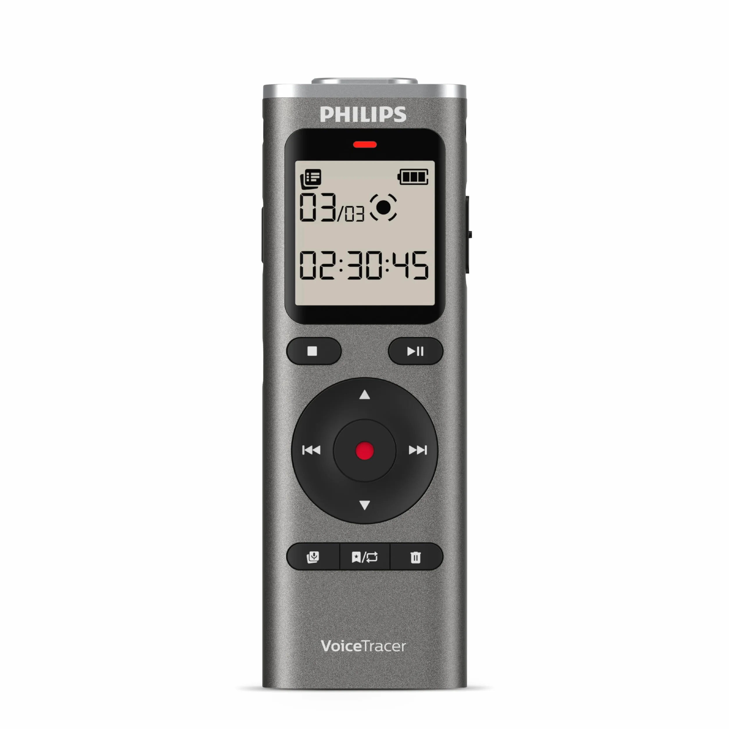 Philips DVT1170 VoiceTracer, rejestrator dźwięku, 8 GB, gniazdo kart Micro SD