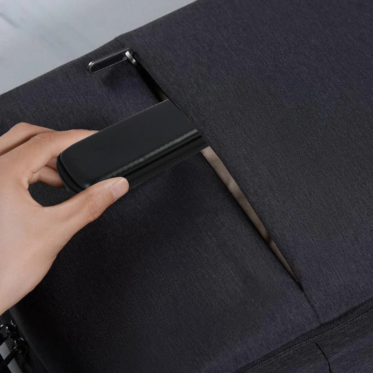 Etui na długopisy do Apple Pencil Pro/USB-C i Apple Pencil 1./2. Gen, neoprenowe etui ochronne z zamkiem błyskawicznym i przegródką, kompatybilne z iPad Air/Pro, Samsung Stylus, Surface Pen