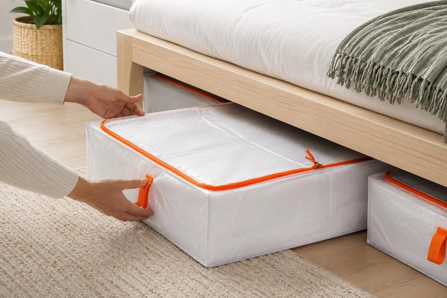 IKEA PARKLA Etui do przechowywania 55 x 49 x 19 cm (4)