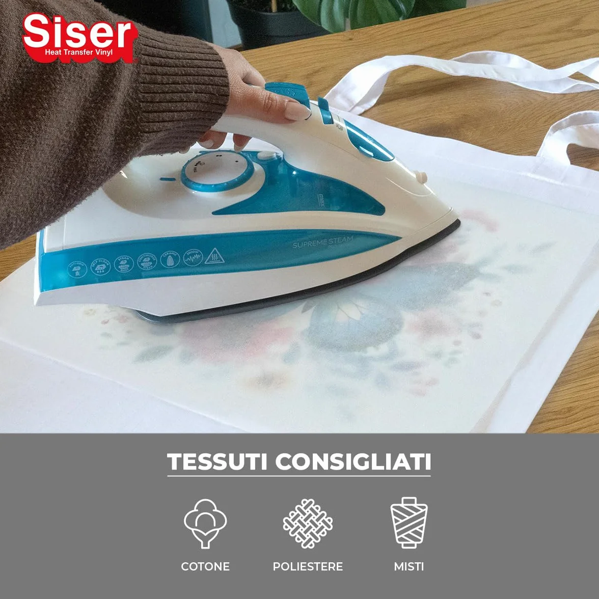 Siser Easy Color DTV Pack 5+5, termotransferowy winyl do druku atramentowego, 5 arkuszy A4 Easy Color i 5 arkuszy A4 z taśmą aplikacyjną