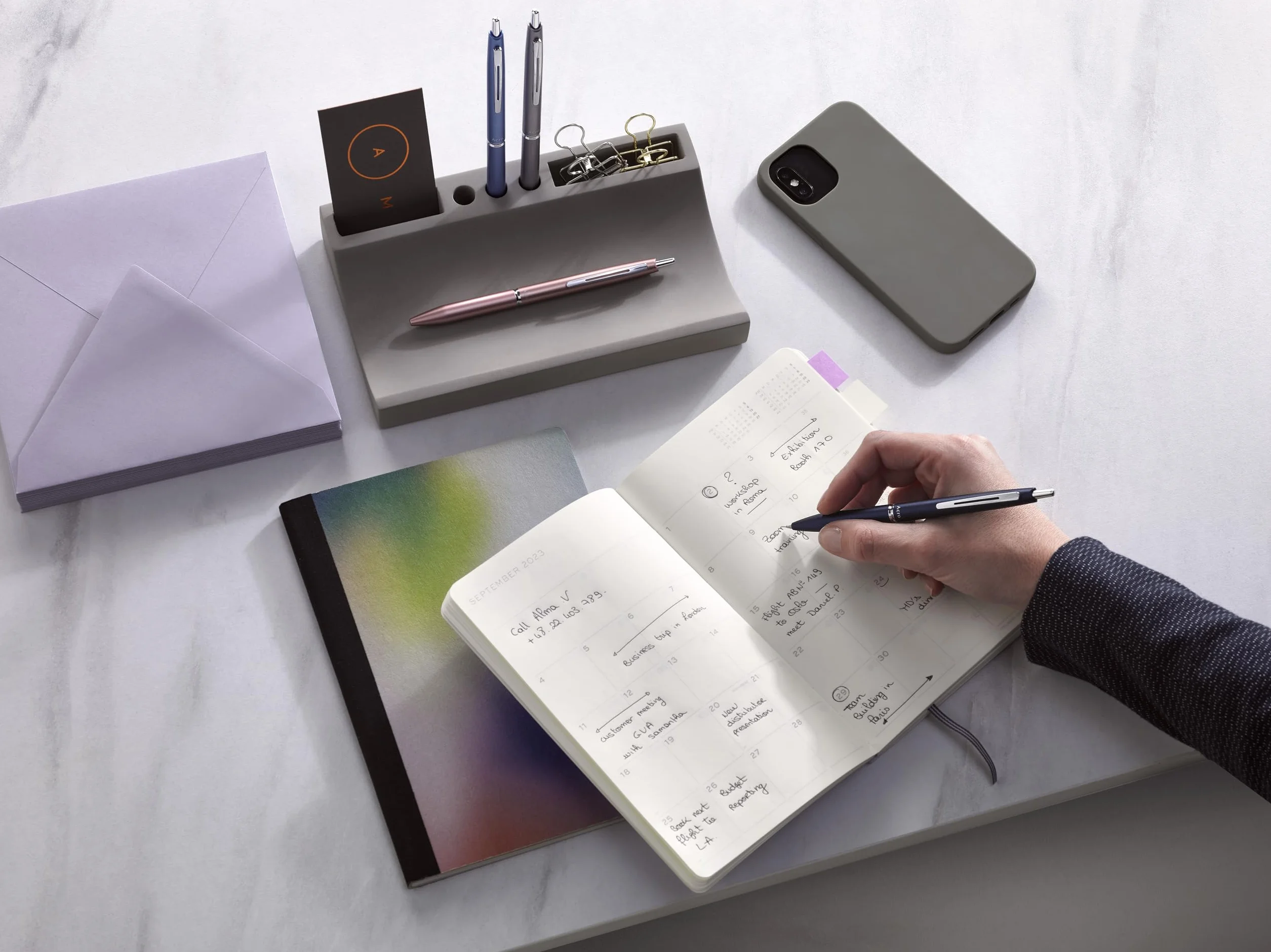 PILOT Długopis Acro 1000 Premium granatowy prezentowy