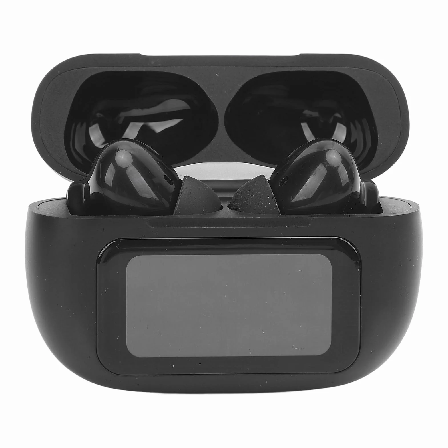 Tłumacz Językowy AI z Bluetooth 5.3, Tłumaczenie w Czasie Rzeczywistym 52 Języków, 4 Tryby, Niskie Opóźnienie 0,5S, Mikrofony HD, Czas Pracy 3,5H, Czarny