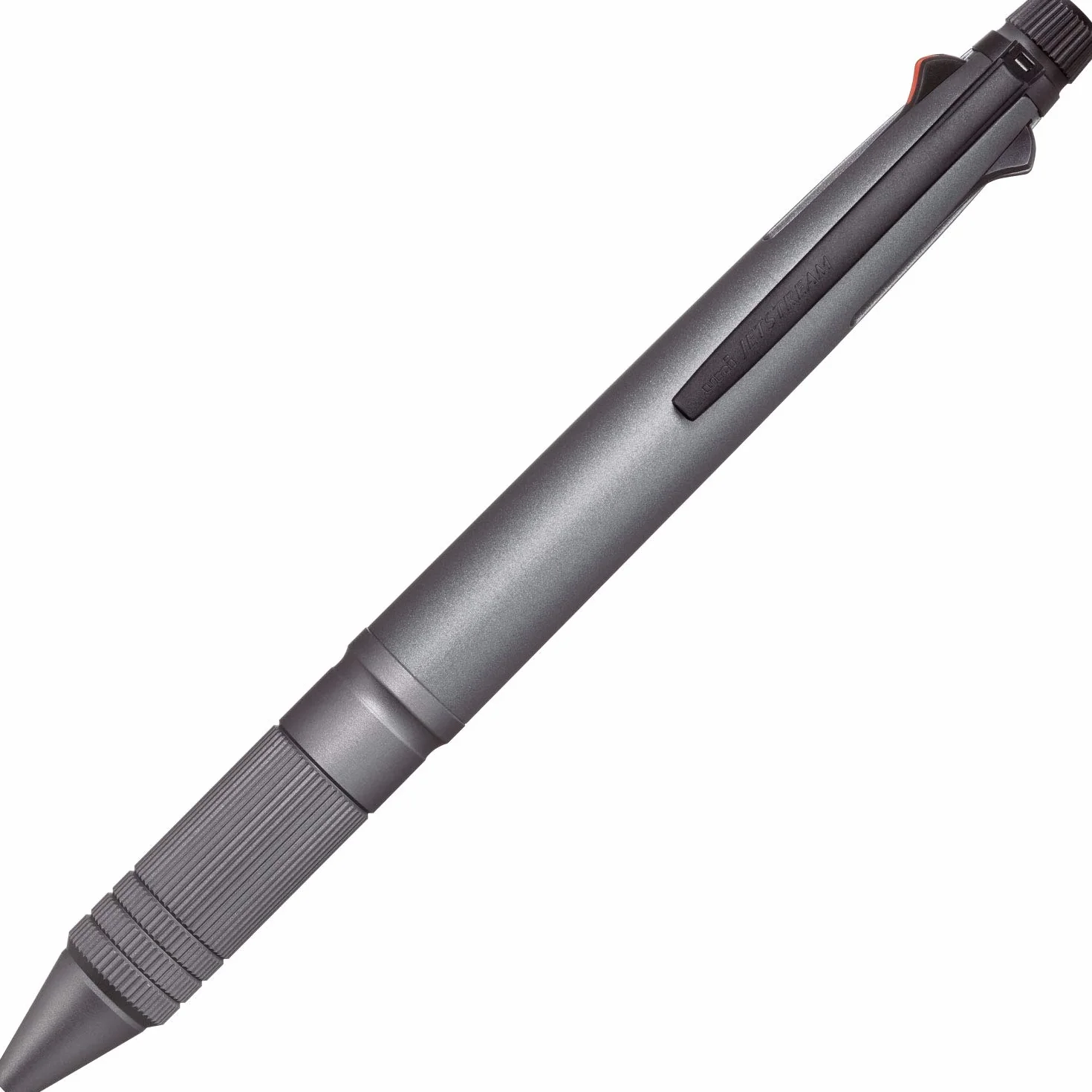 uni Jetstream 4&1 Metal Edition, długopis kulkowy 0,5mm (czarny, czerwony, niebieski, zielony) i ołówek mechaniczny 0,5mm, Gun Metallic (MSXE52000A05.43)