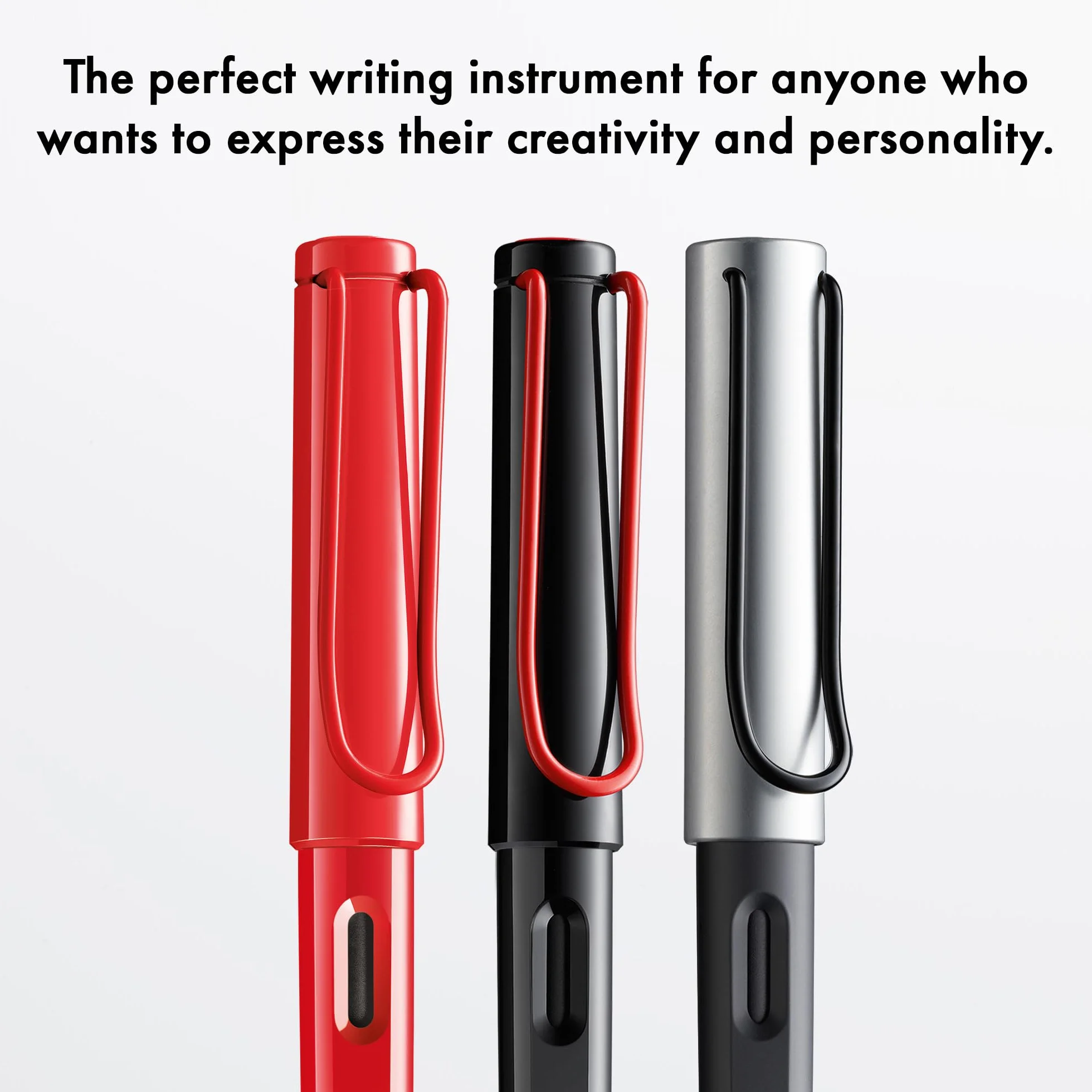 Lamy joy pióro do kaligrafii ze stalówką do kaligrafii – charakterystyczne zagłębienia do trzymania – samosprężynujący klips z brązu – w zestawie wkład atramentowy T 10 niebieski