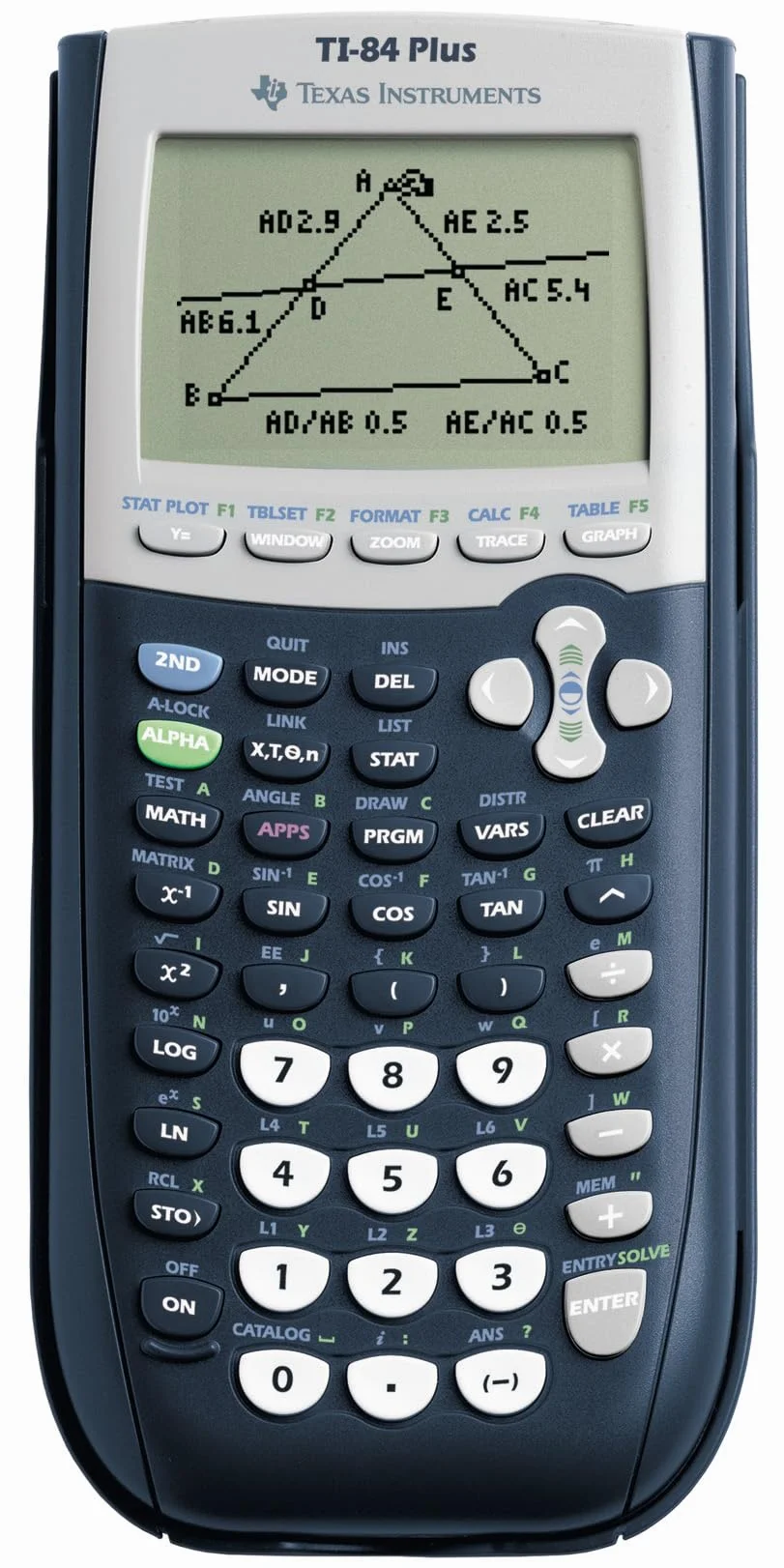 Texas Instruments Kalkulator graficzny TI-84 Plus ciemnoniebieski